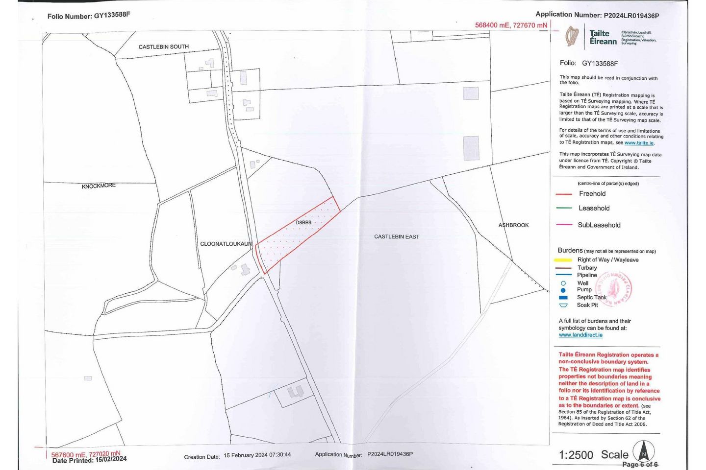 Cloonatloukaun, New Inn, Ballinasloe, Co. Galway