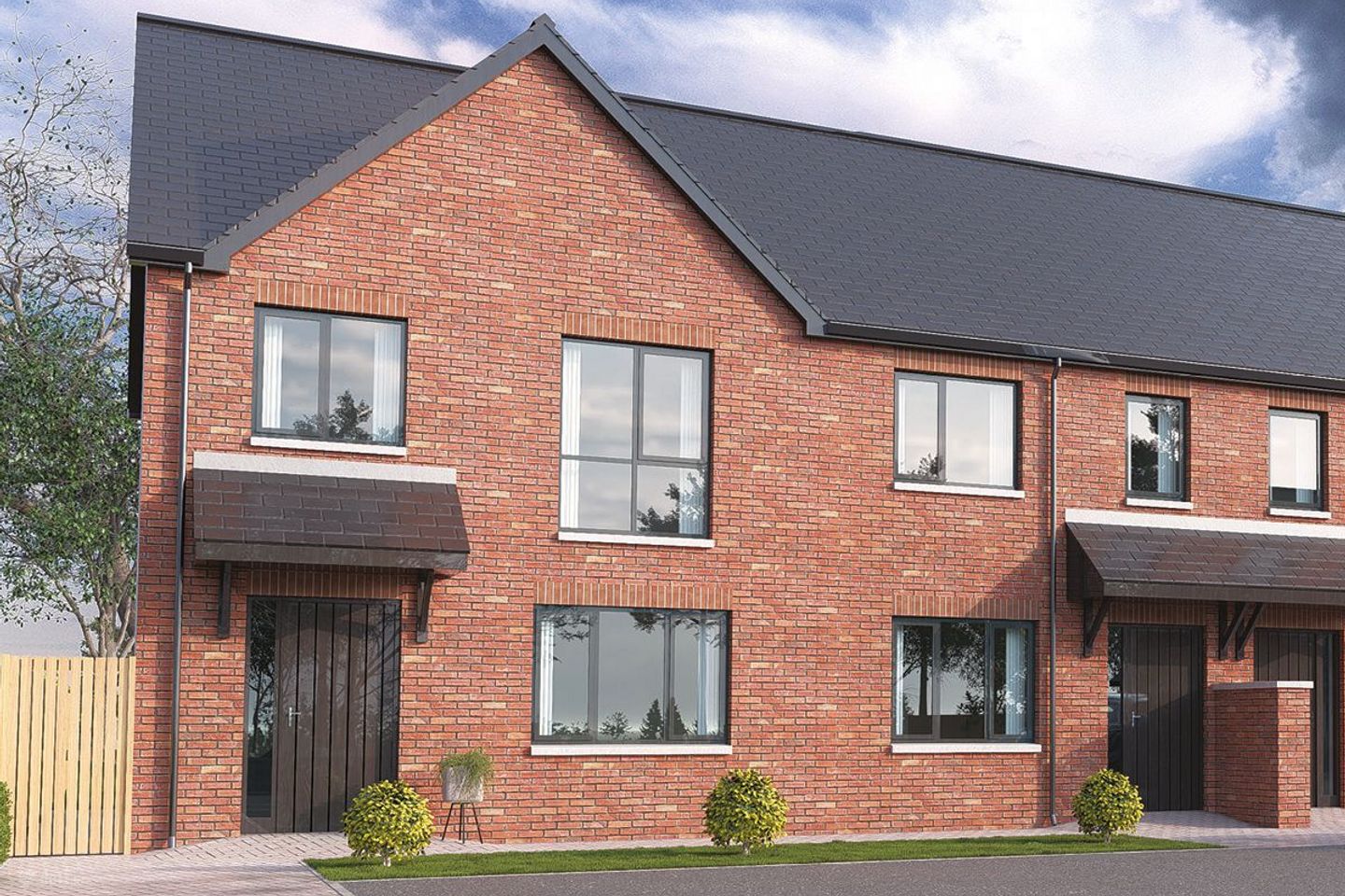 Type B1 3 Bed End of Terrace, Bellingham Manor, Dundalk Road, Castlebellingham, Co. Louth