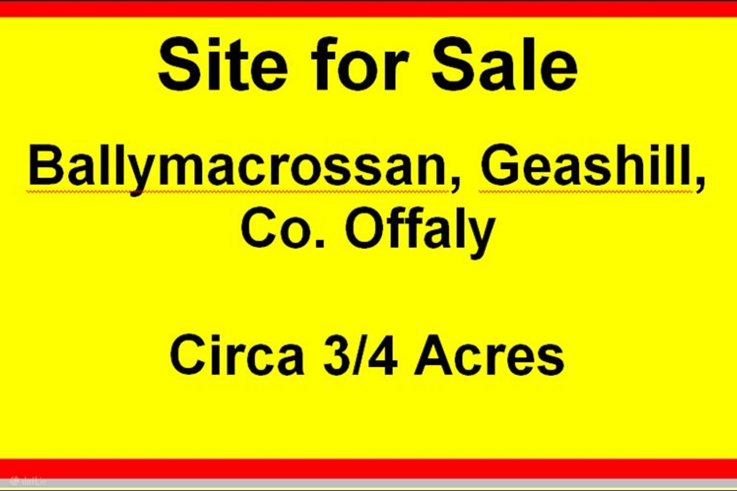 Ballymacrossan , Geashill, Co. Offaly
