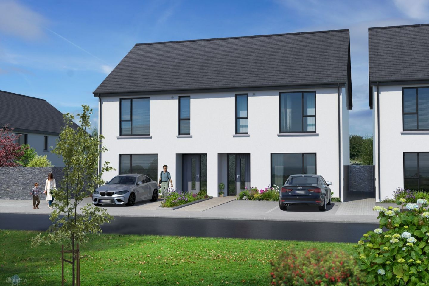 House Type H- 4 Bedroom, Semi-Detached ,  Cúl na Coirre, Church Road, Headford, Co. Galway
