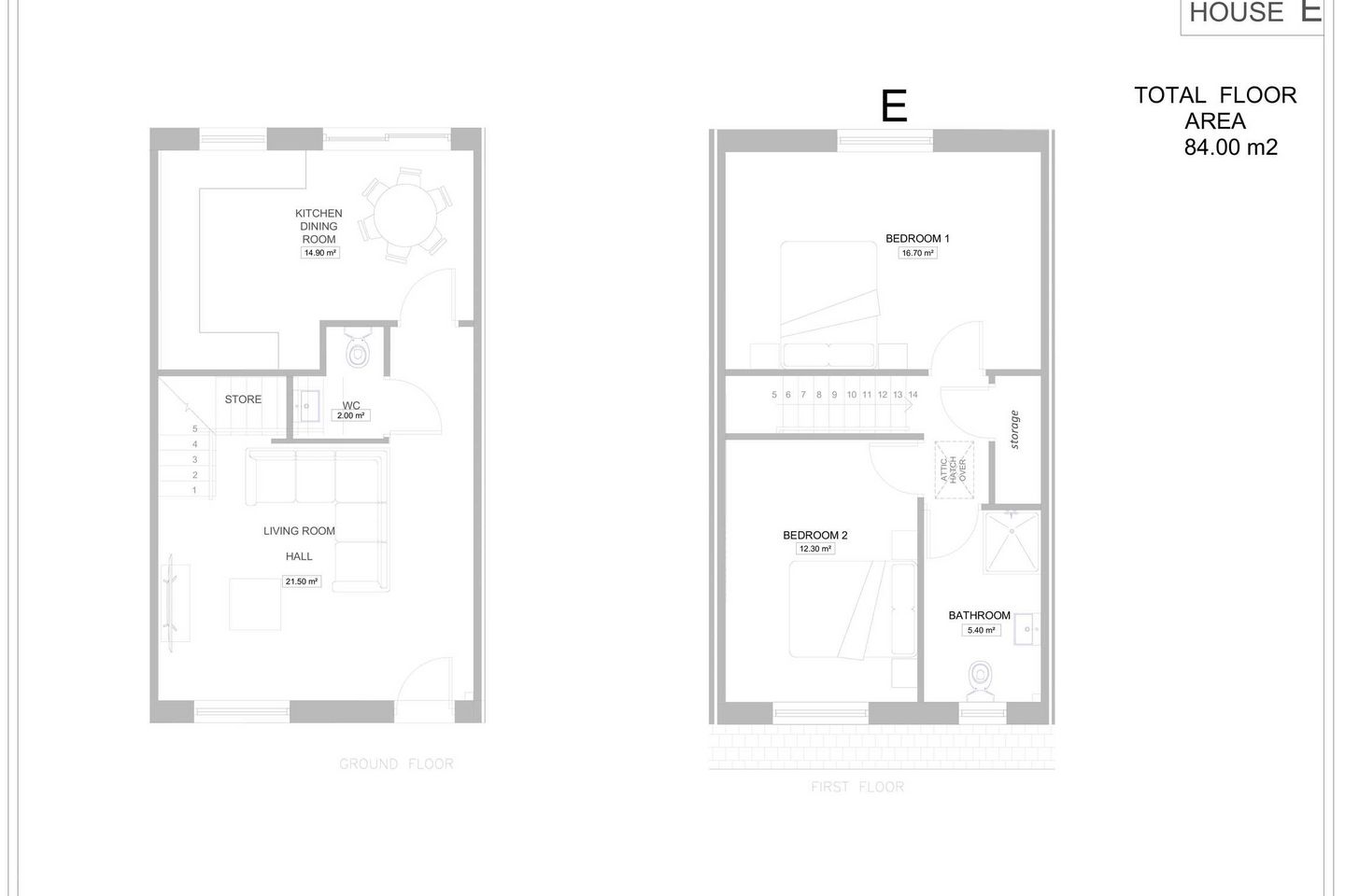 House Type E, Cul Dara, Williamstown, Grantstown, Co. Waterford