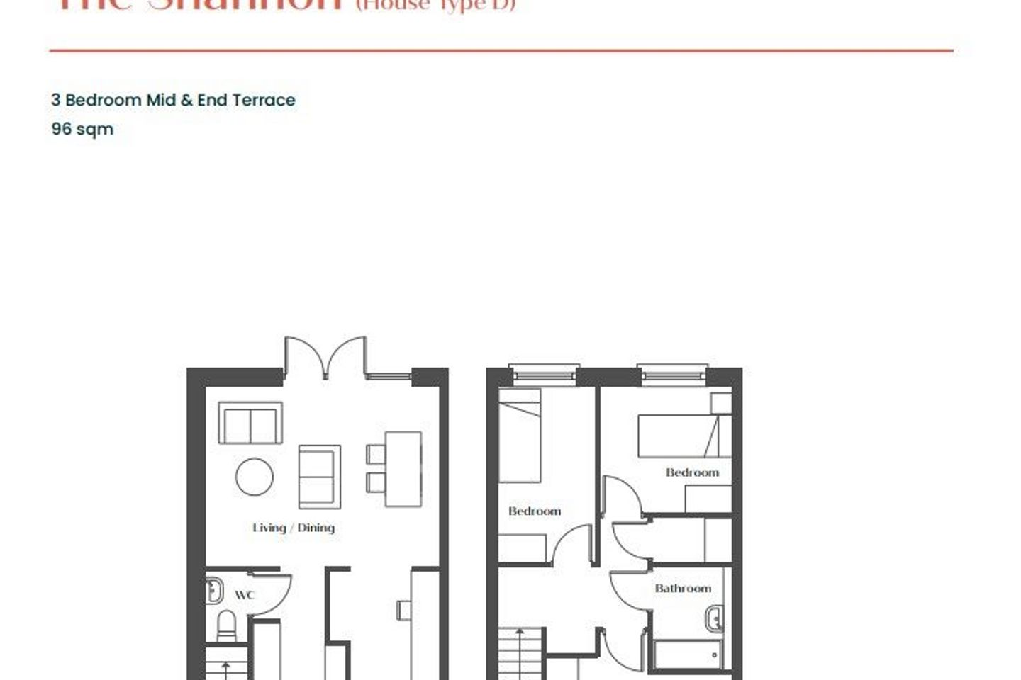 The Shannon (House Type D), Esker, Cornamaddy, Athlone, Co. Westmeath, Athlone, Co. Westmeath
