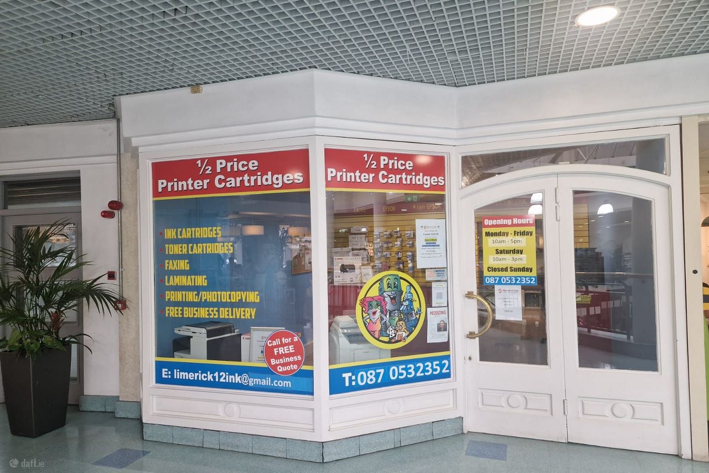 Unit 22, Arthur's Quay Shopping Centre, Limerick City Centre, Co. Limerick