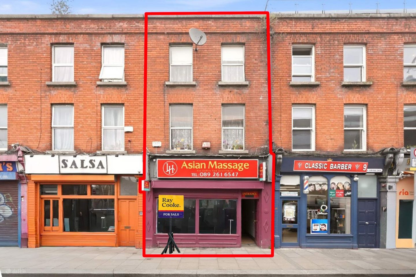Commercial unit and 3 x one bedroom residential units at 10 North King Street, Dublin 7