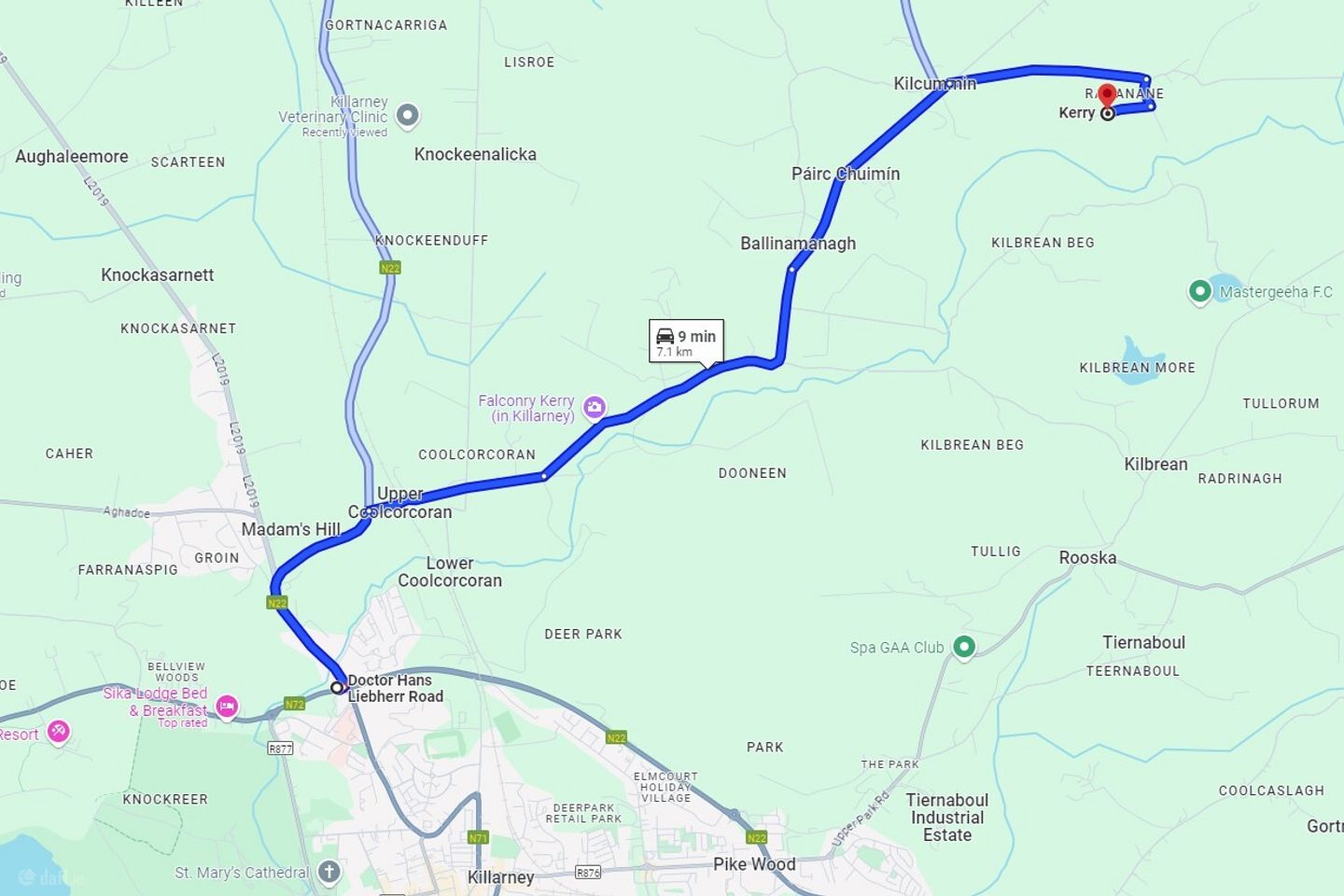 14 Acres Agricultural Holding, Rathanane, Kilcummin, Killarney, Co Kerry