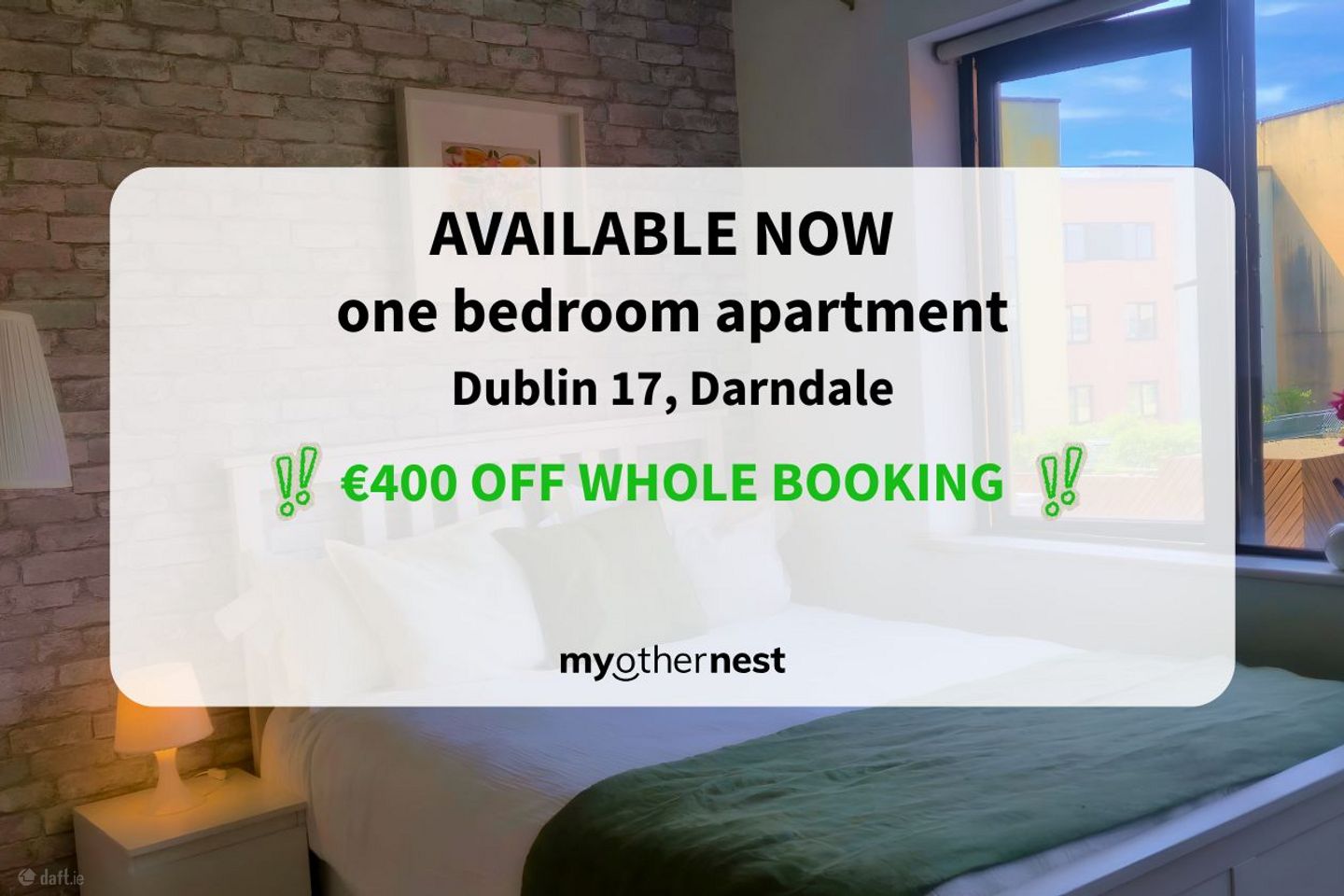 one-bedroom apartment 27, Malahide Road,Northern Cross,Dublin 17, Darndale, Dublin 17