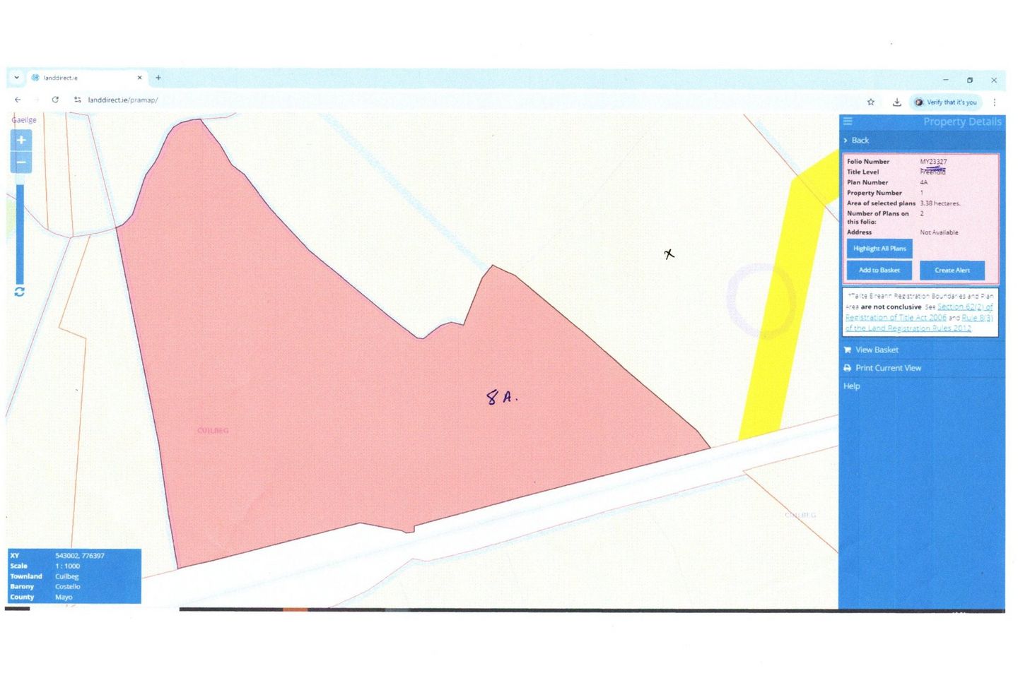 Cuilbeg, Bekan, Co. Mayo