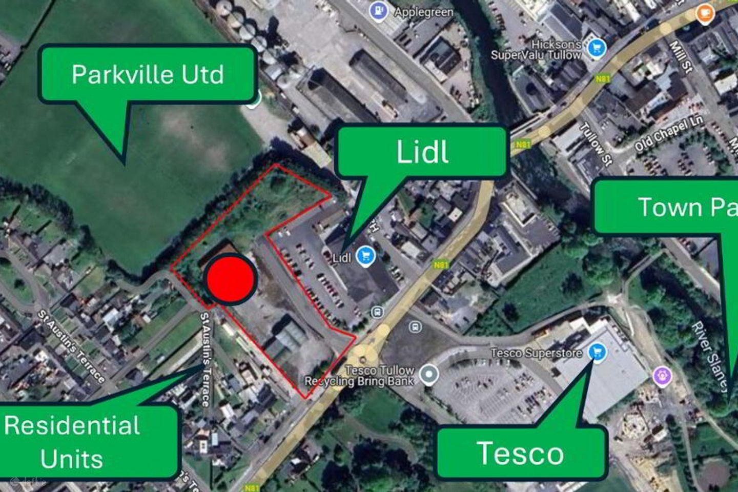 Fairgreen, Development Site With Full Planning Permission, Tullow, Co. Carlow, Tullow, Co. Carlow