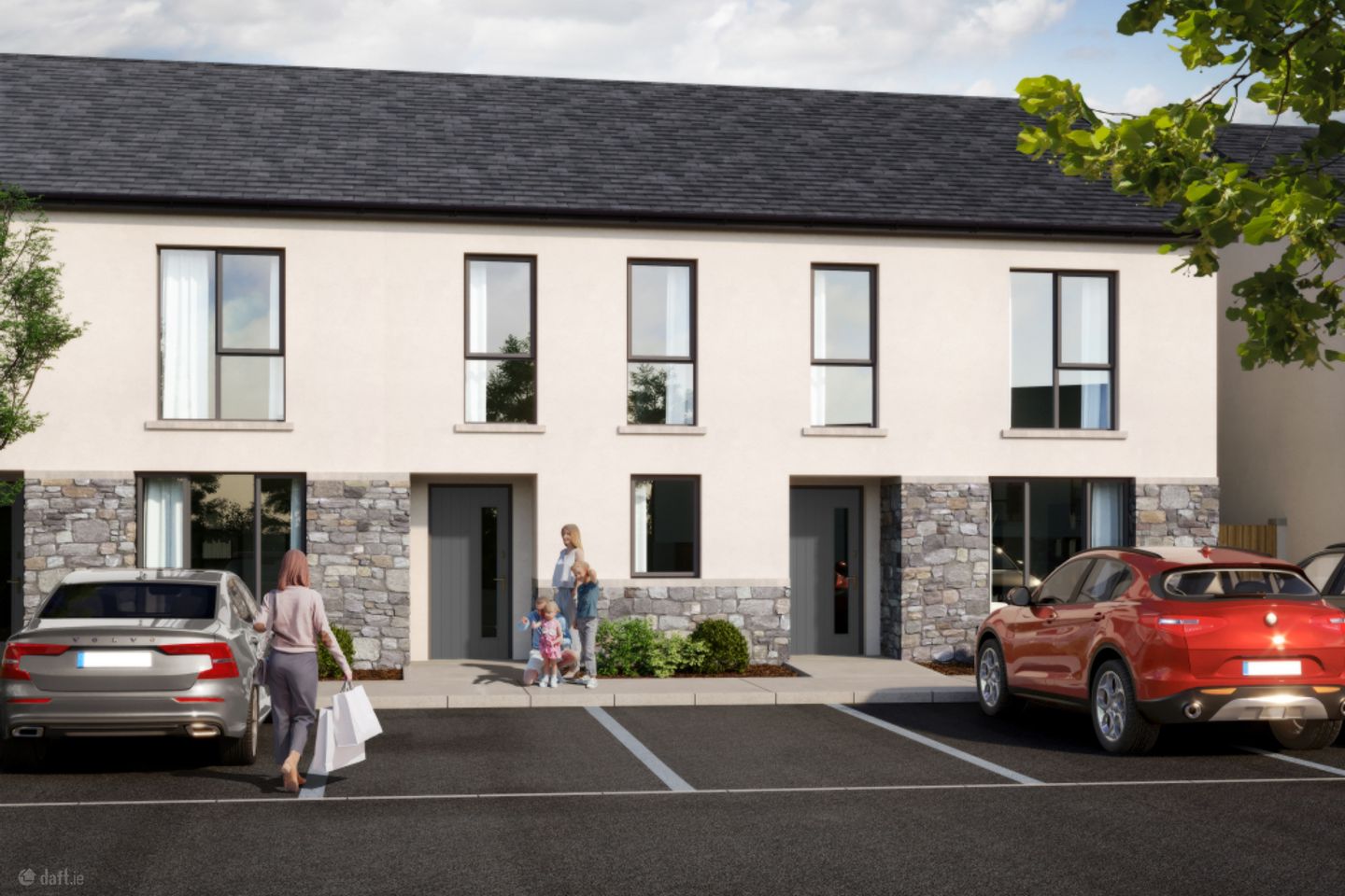 2 Bed Mid Terrace, Garran Choill Darach, Oranmore, Co. Galway