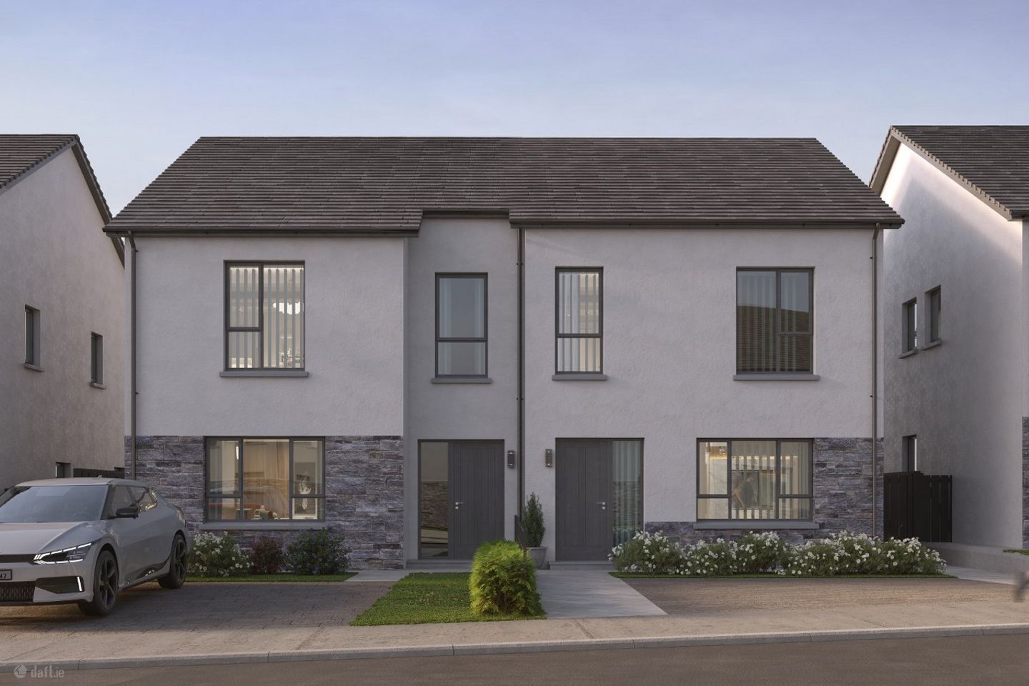 3 Bed + Office Semi Detached Type D, Bun An Chnoic, Moycullen, Co. Galway