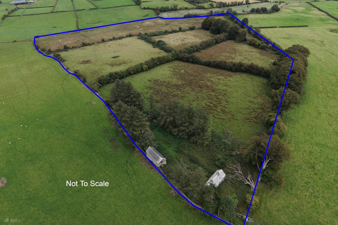 Derelict Residence & Granary On C. 28.02 Acres, Kilcar, Curraghboy, Co. Roscommon