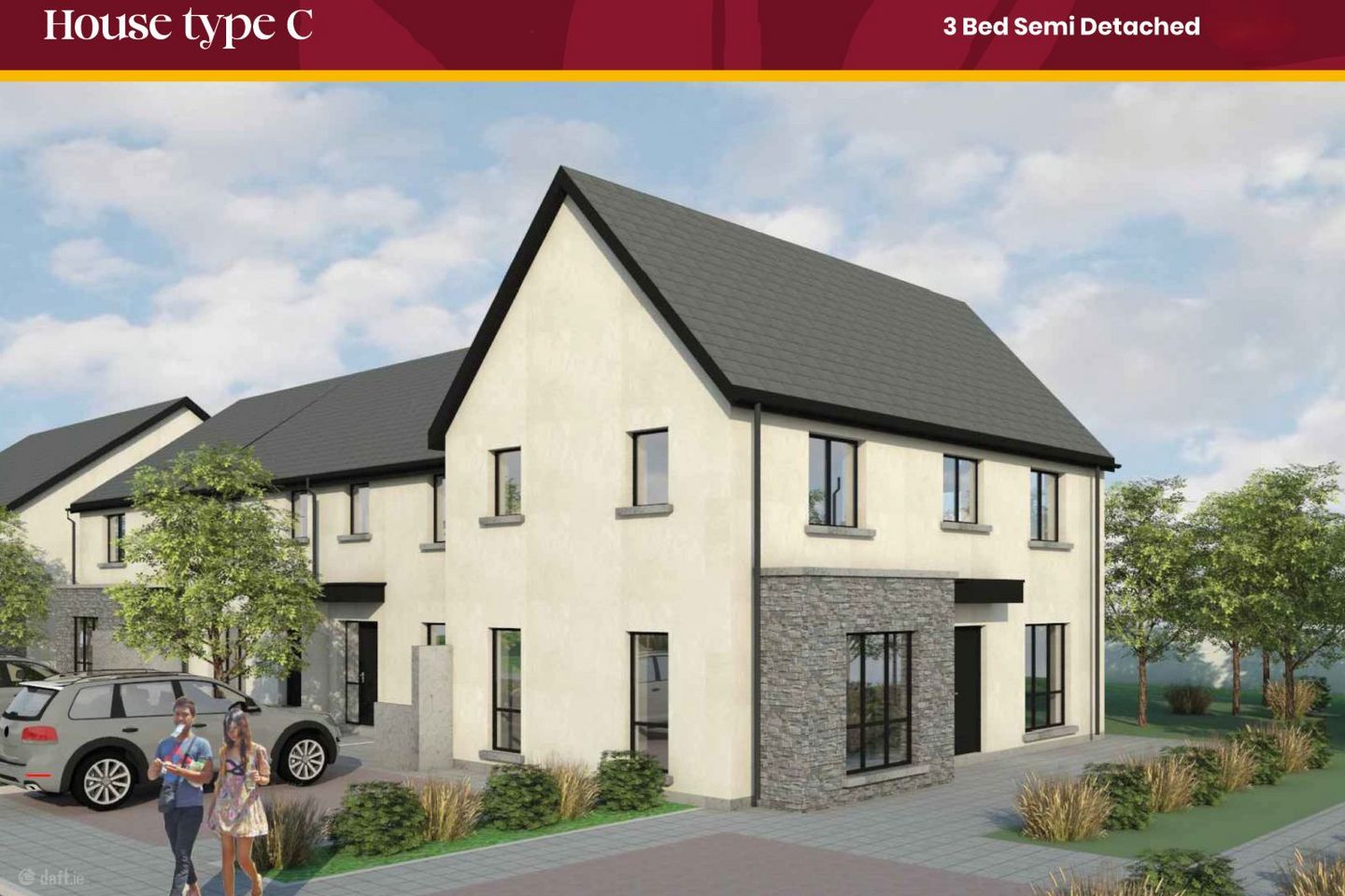 3 Bed Semi Detached C Type, Coppenger Woods, Ballyhooly Road, Ballyvolane, Co. Cork