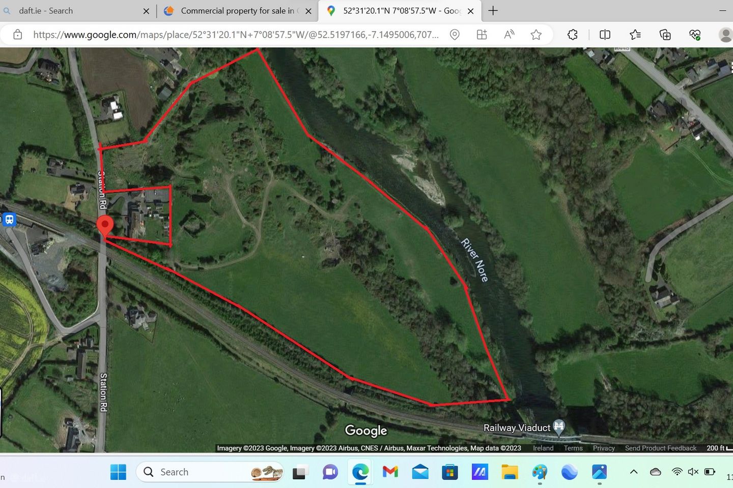 C.23.3 Acres Agricultural Land at Stampspark ,Station Road, Thomastown, Co. Kilkenny