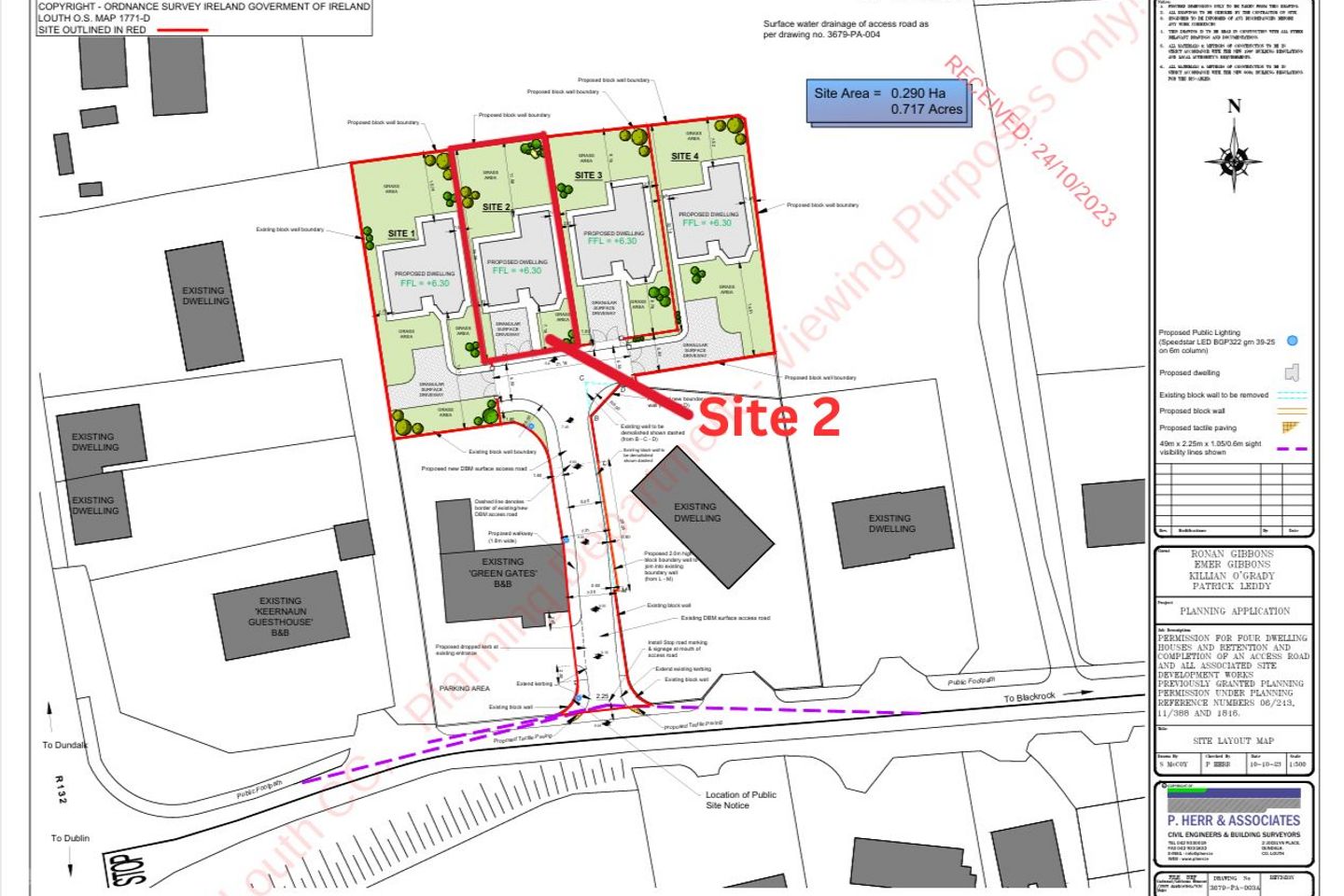 Site 2, Greengates, Blackrock, Co. Louth