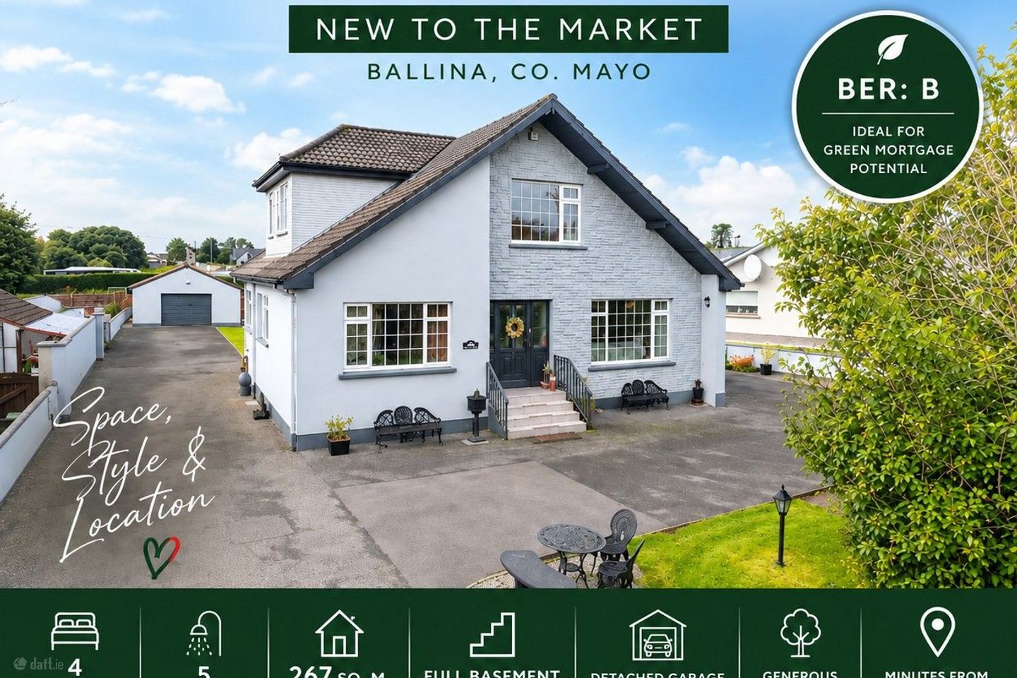 Drumhill House, Gurteens, Ballina, Co. Mayo, F26D2F6