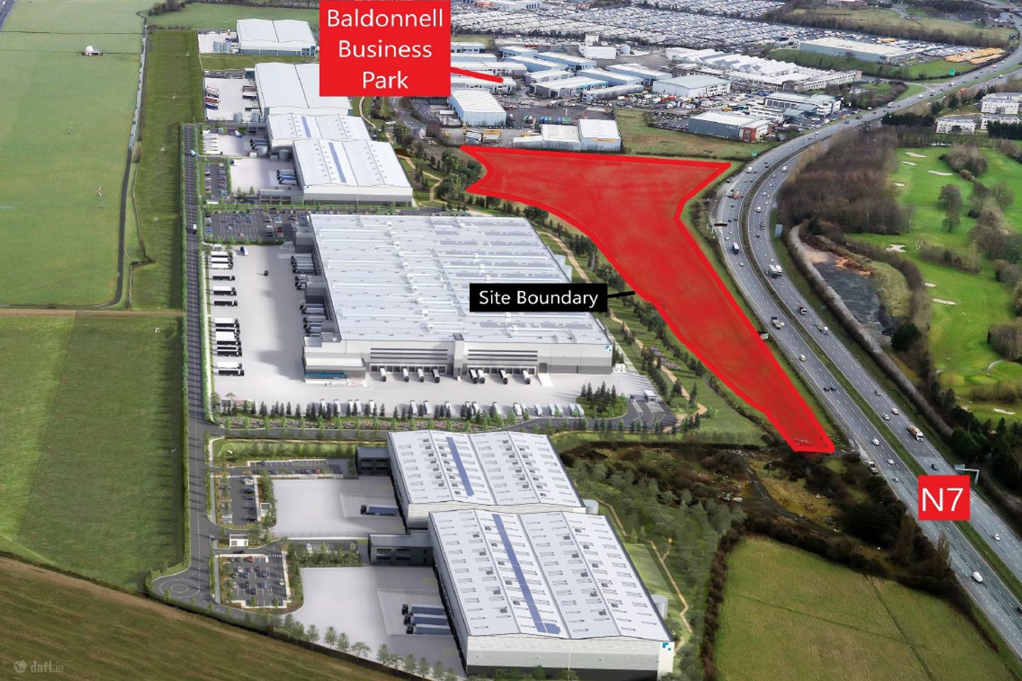12.1 acre Yard at Baldonnell Business Park, Baldonnell, Co. Dublin