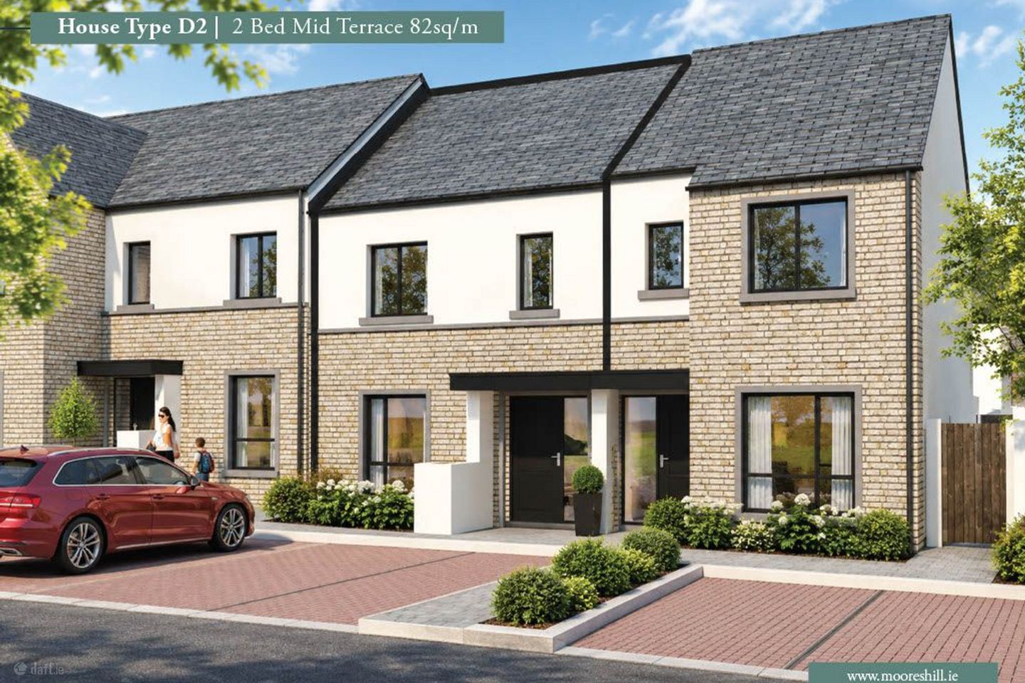 2 Bed Mid Townhouse , Mooreshill , Cobh, Co. Cork