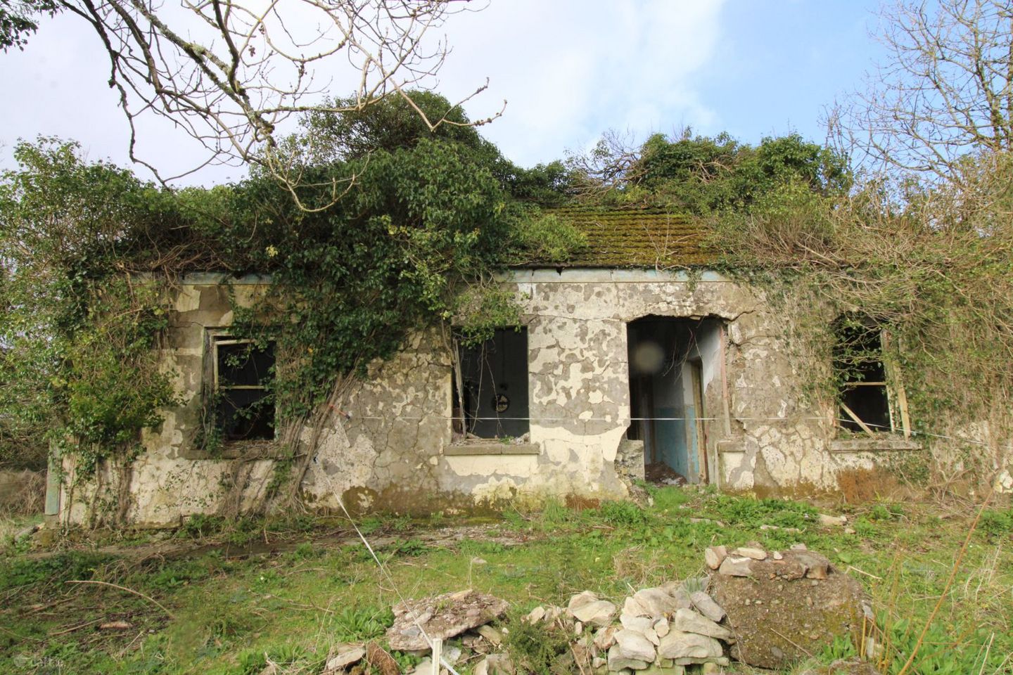 Derelict Cottage with circa 9.7 acres, Park, Co. Mayo