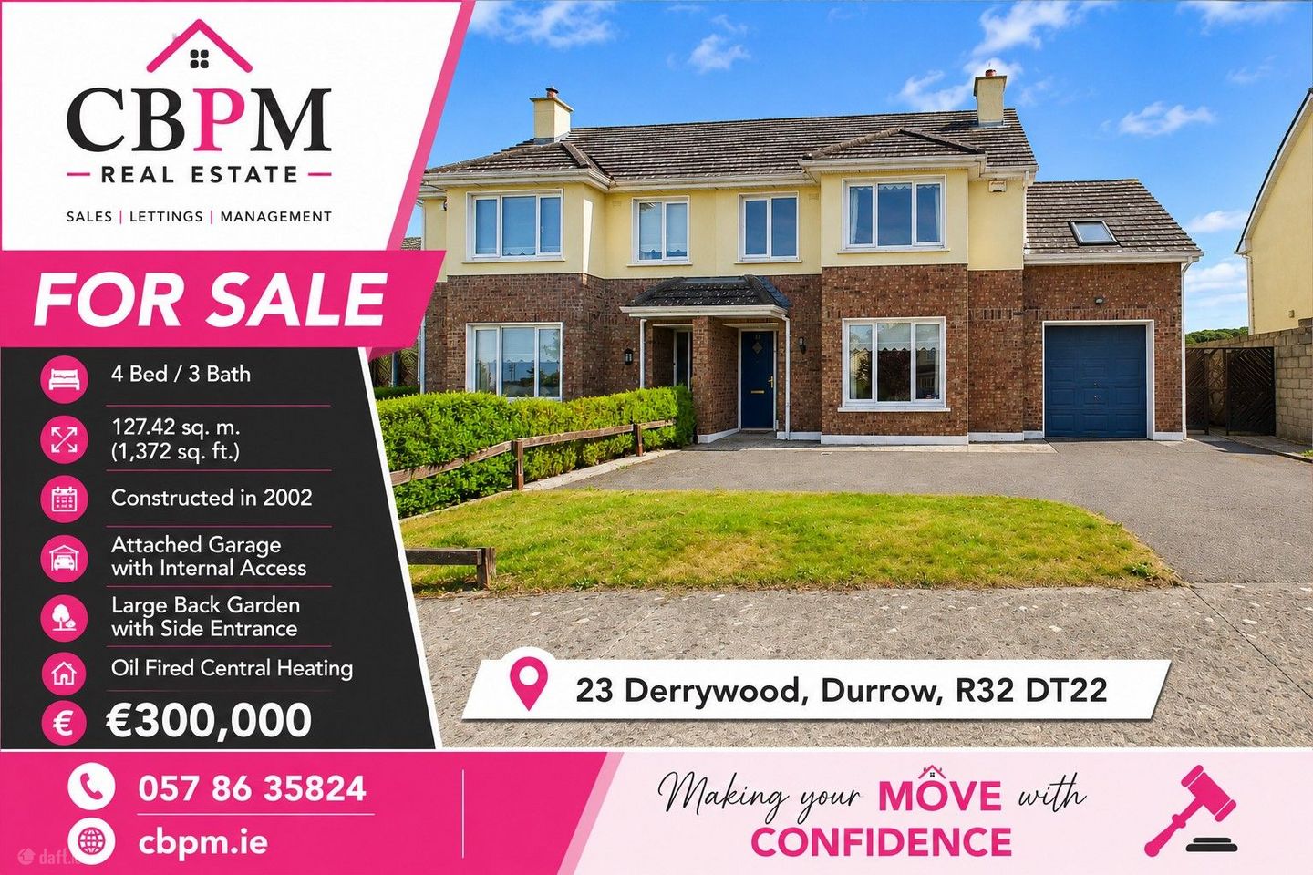23 Derrywood, Durrow, Durrow, Co. Laois, R32DT22