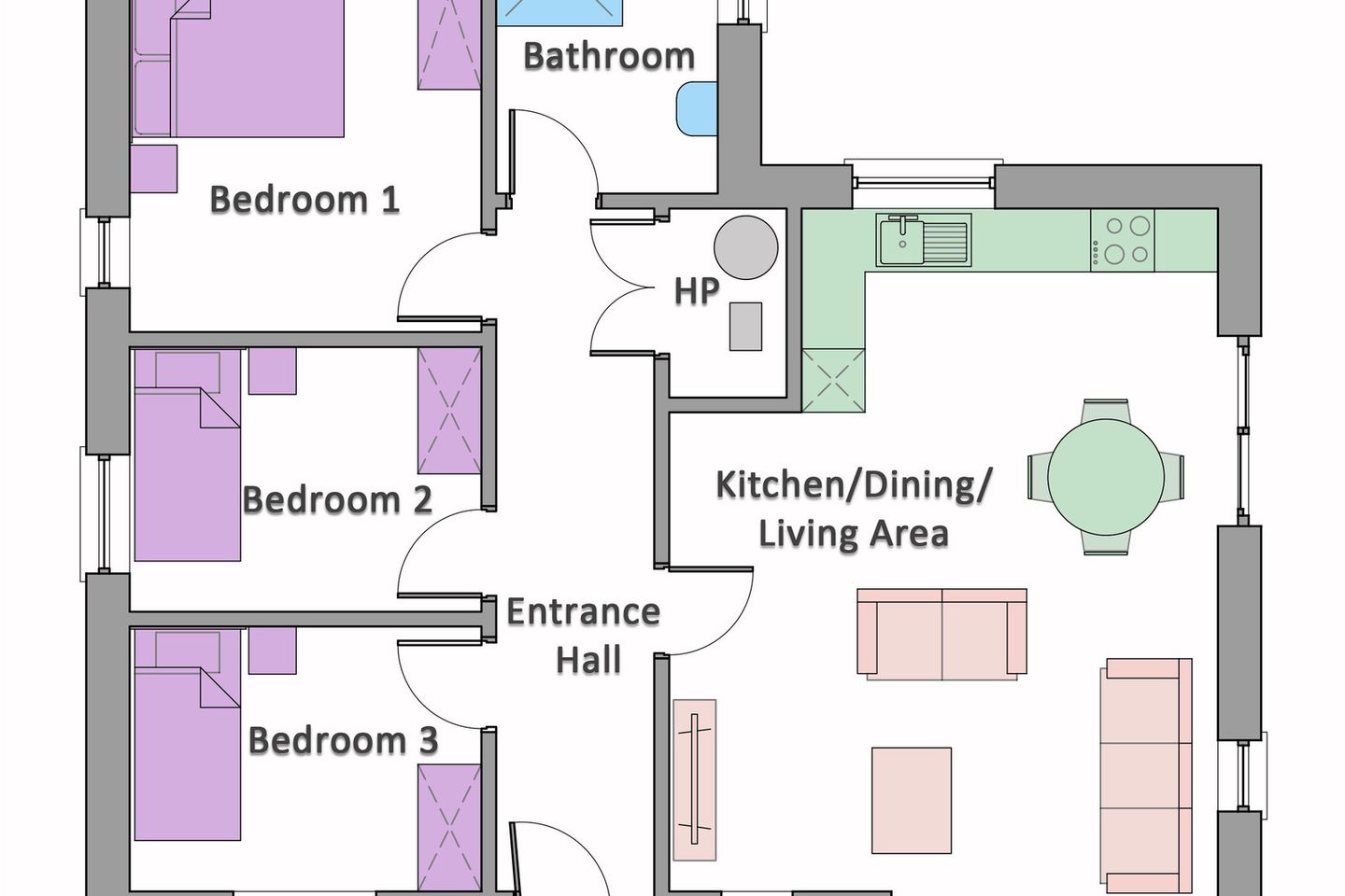 House Type F, Ard Uisce, House Type F, Ard Uisce, Ard Uisce, Whiterock Hill , Wexford Town, Co