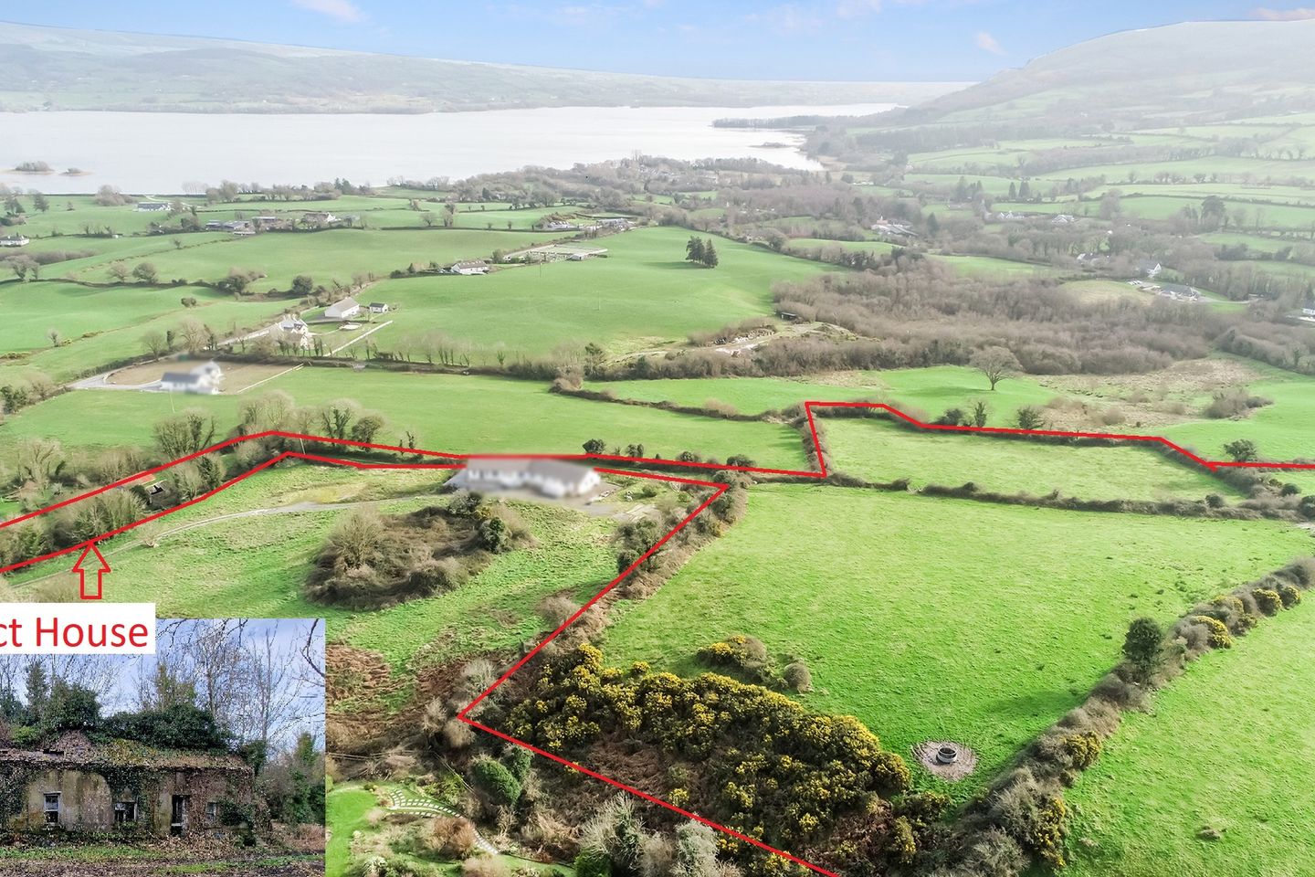 Derelict House On Circa 17 Acres, Ogonnelloe, Killaloe, Co. Clare is