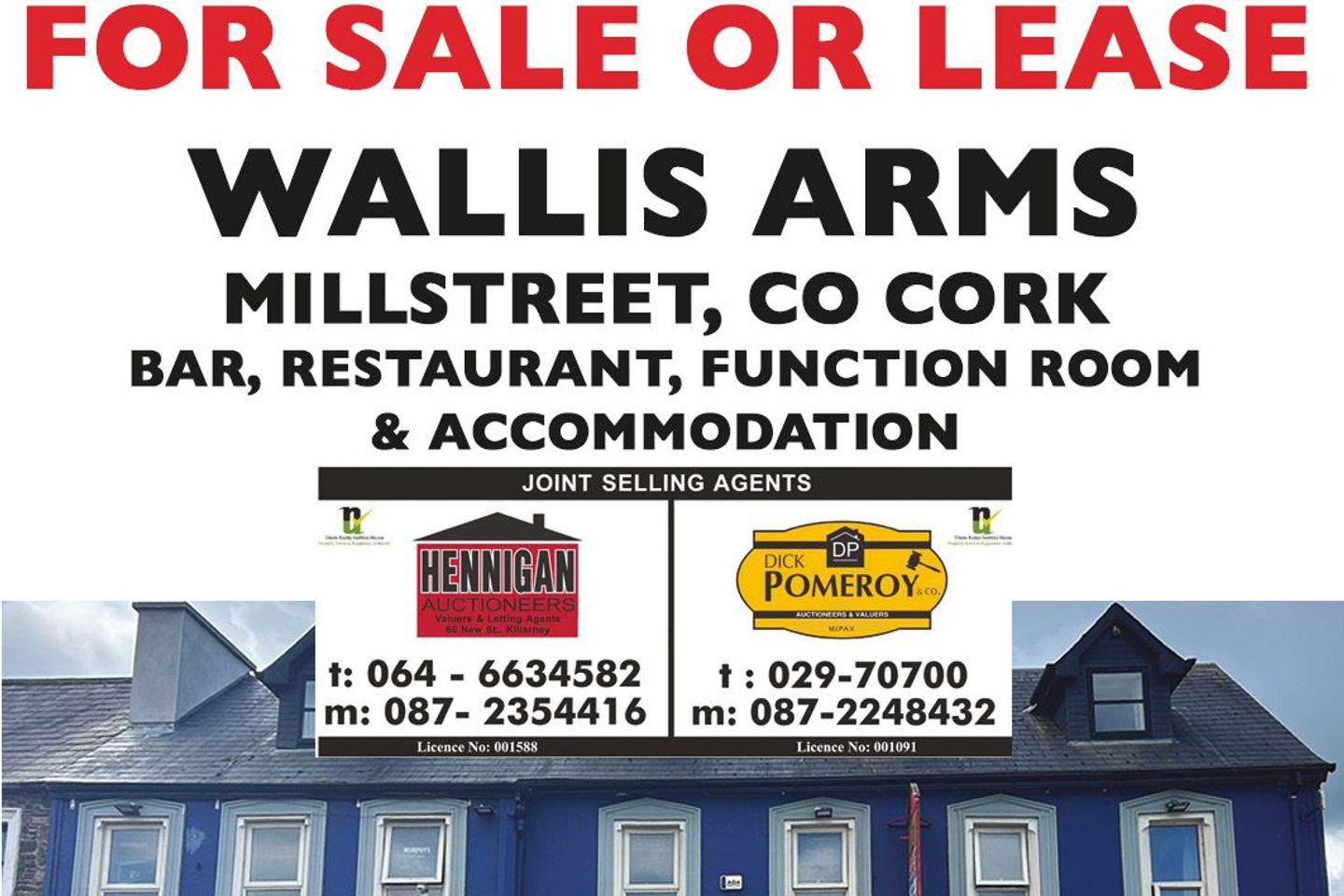 The Wallis Arms, The Square, Millstreet, Co. Cork