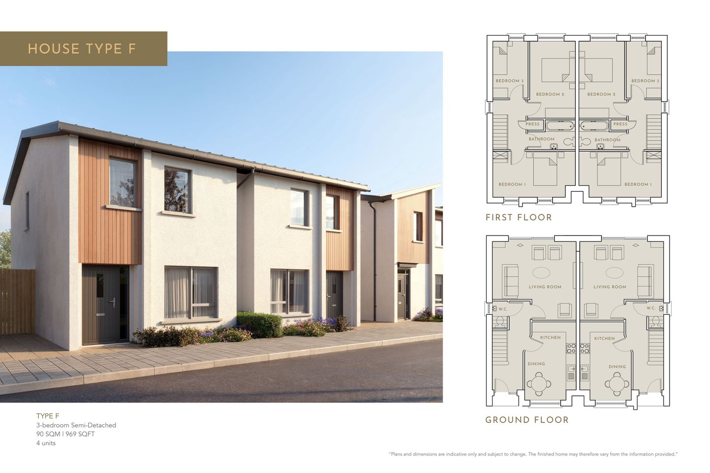 Type F, The Dairyfields, The Dairyfields, Ferrybank, Ferrybank, Co. Wexford