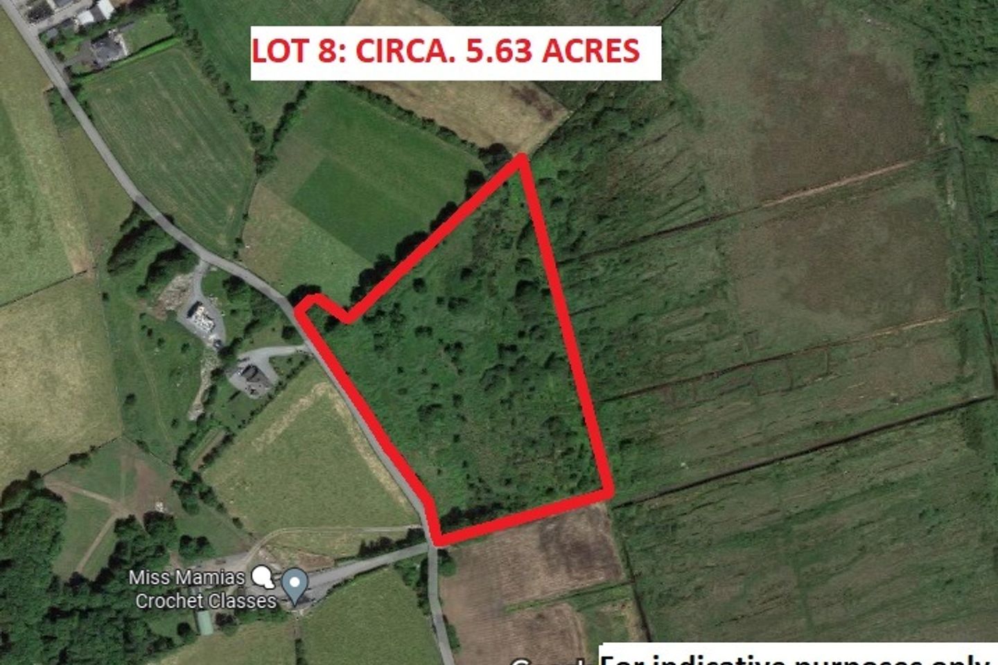 Commercial property for sale in Lot 8 circa 5.63 acres at Mace, Corrandulla, Co. Galway