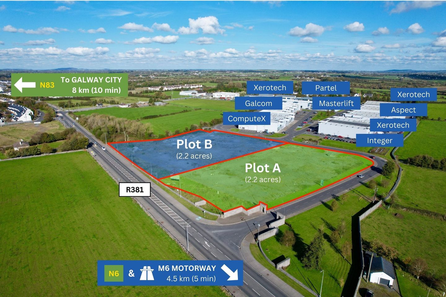 4.4 Acre Site, Phase 2, Claregalway Corporate Park, Claregalway, Co. Galway