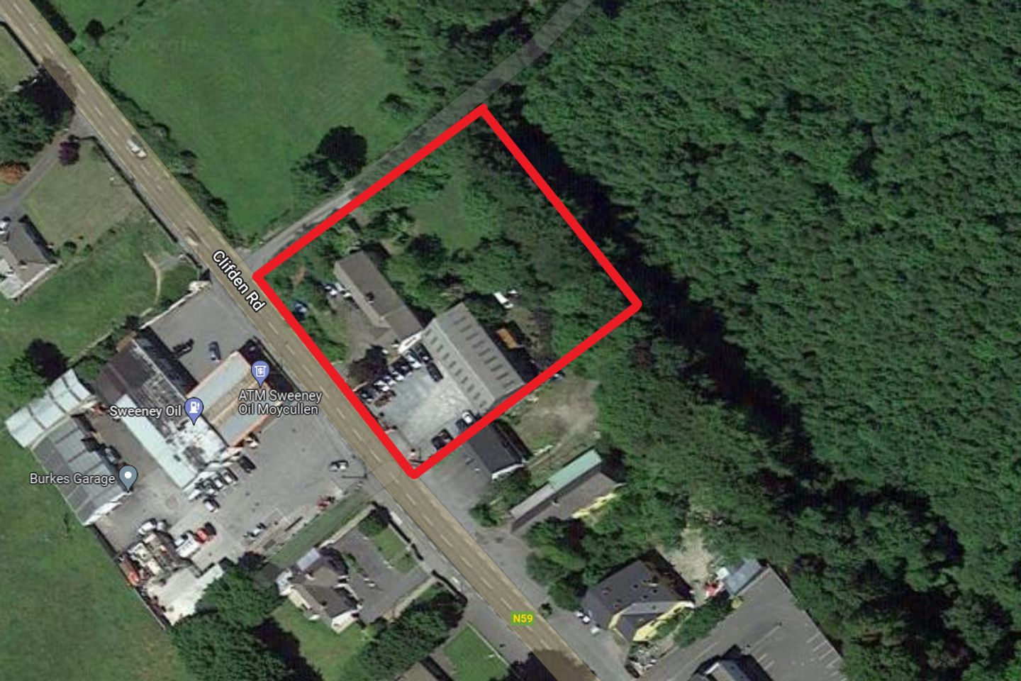 0.9 acre Development Site - Zoned C1 Town Centre - Killarainy, Clifden Road, Moycullen, Co. Galway, H91X3X2