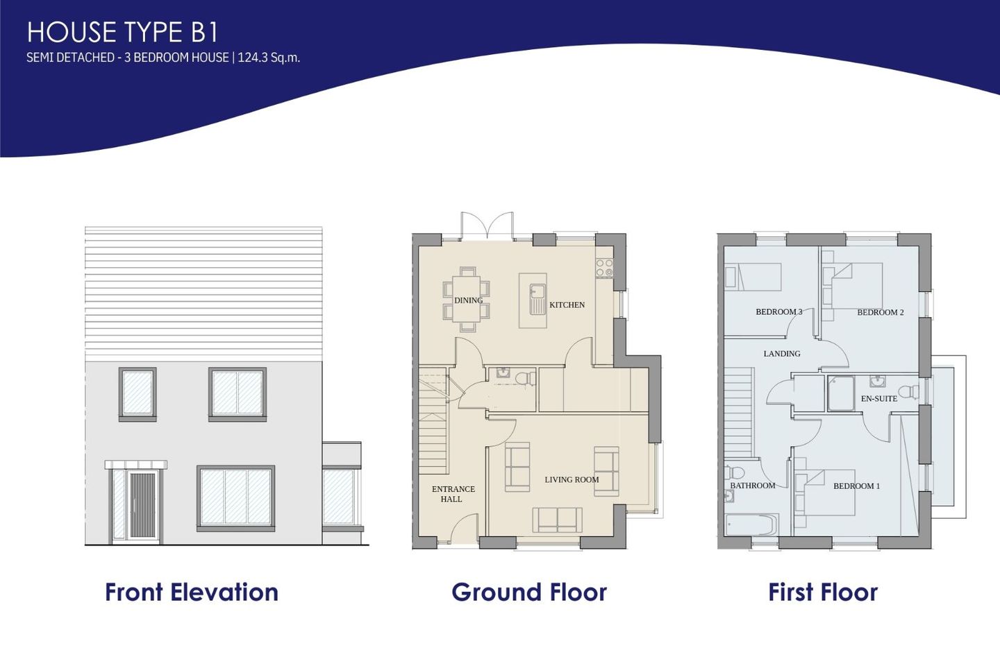 House Type B1, Chapel Hill, Old Chapel, Bandon, Co. Cork