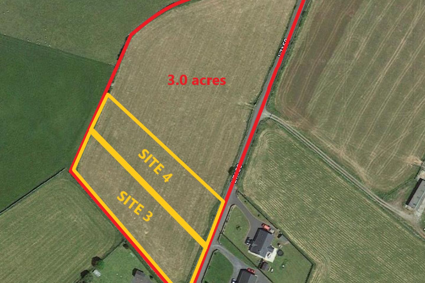 Commercial property for sale in 3.0 acres of Agricultural Lands, Bresk