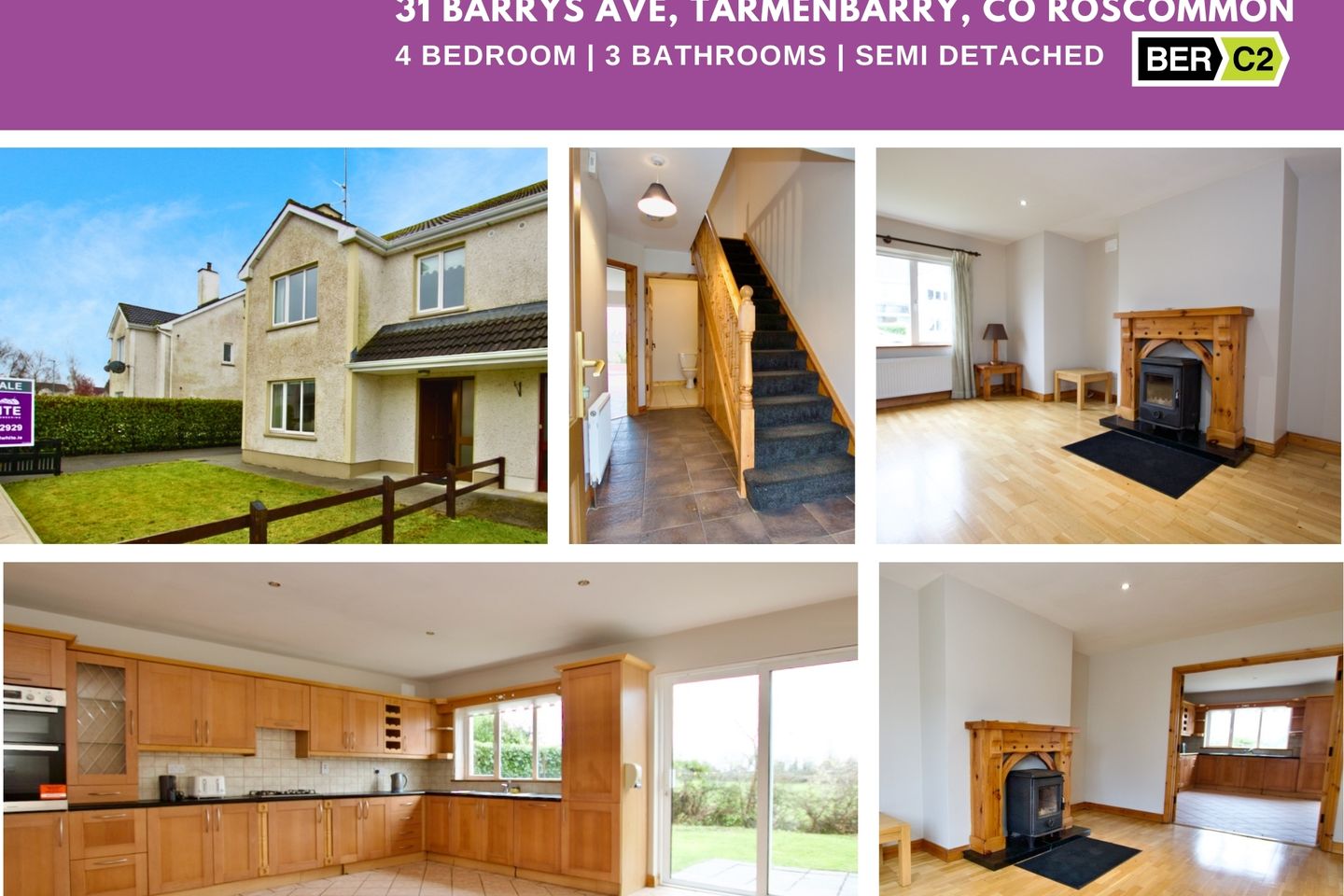 31 Barrys Avenue, Tarmonbarry, Co. N39XW32 is for sale on