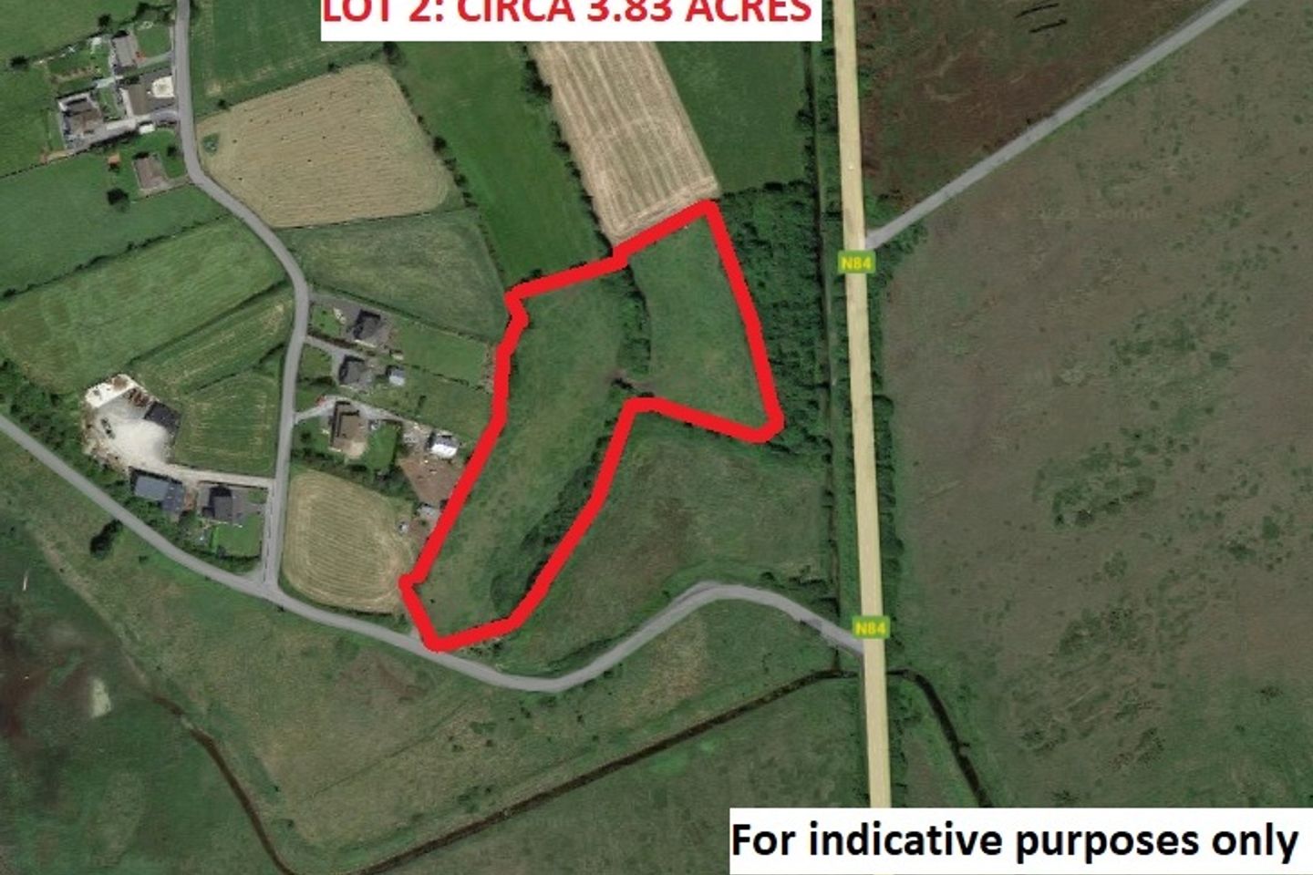 Commercial property for sale in Lot 2 circa 3.83 acres at Mace, Corrandulla, Co. Galway