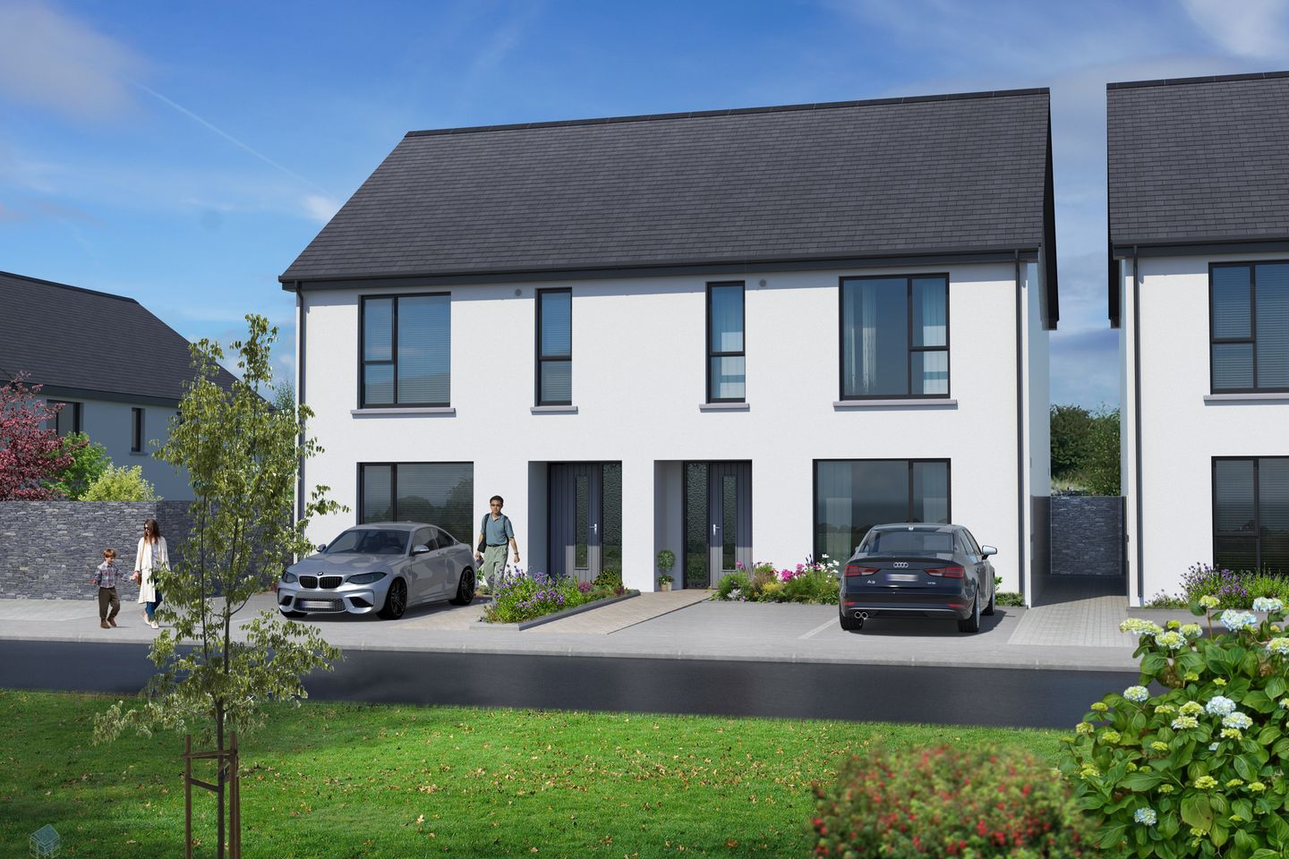 Type F - Semi Detached, Cúl na Coirre, Cúl na Coirre, Church Road, Headford, Headford, Co. Galway
