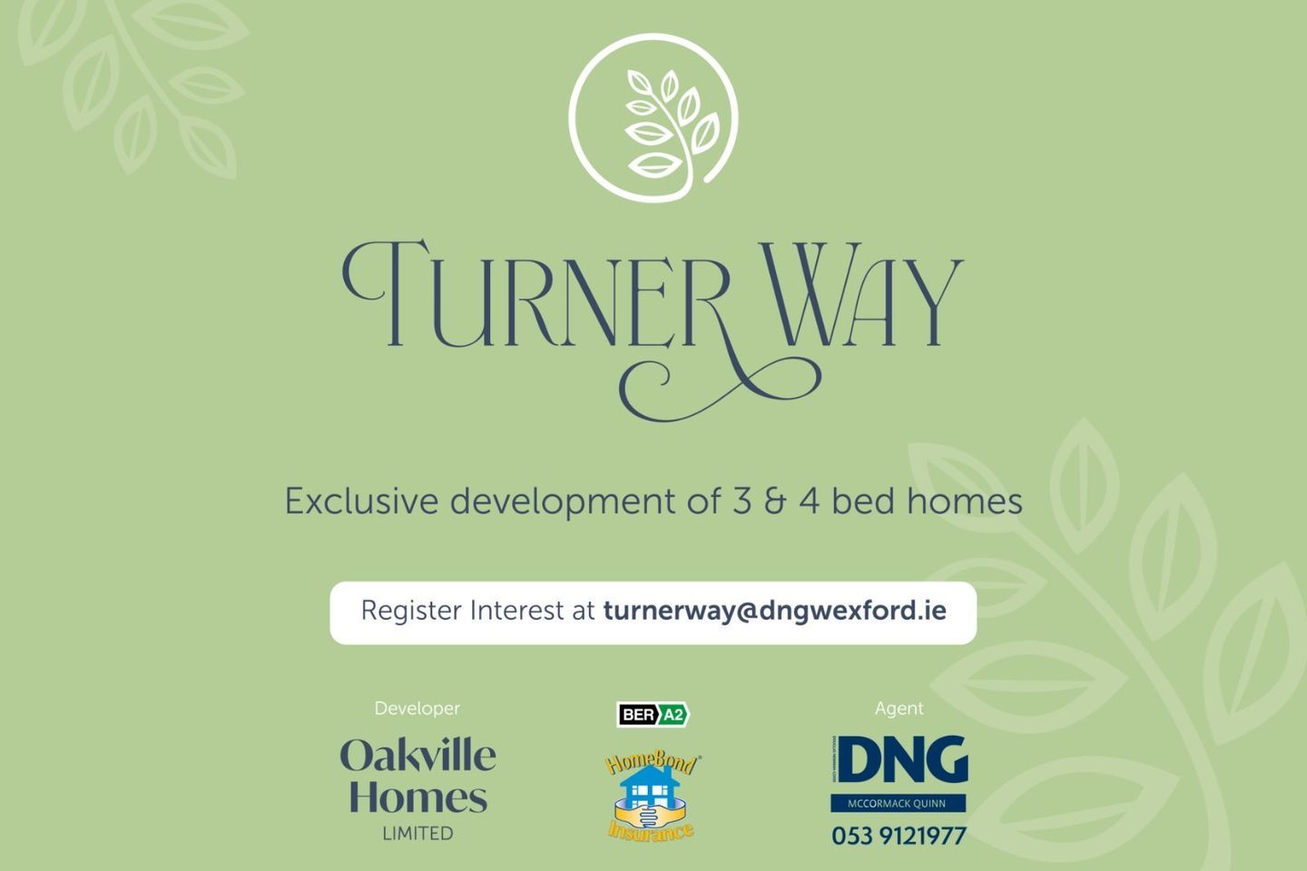 3 Bed Semi-Detached House Type A, Turner Way, 3 Bed Semi-Detached House Type A, Turner Way, Coolcotts Lane, Wexford Town, Co. Wexford