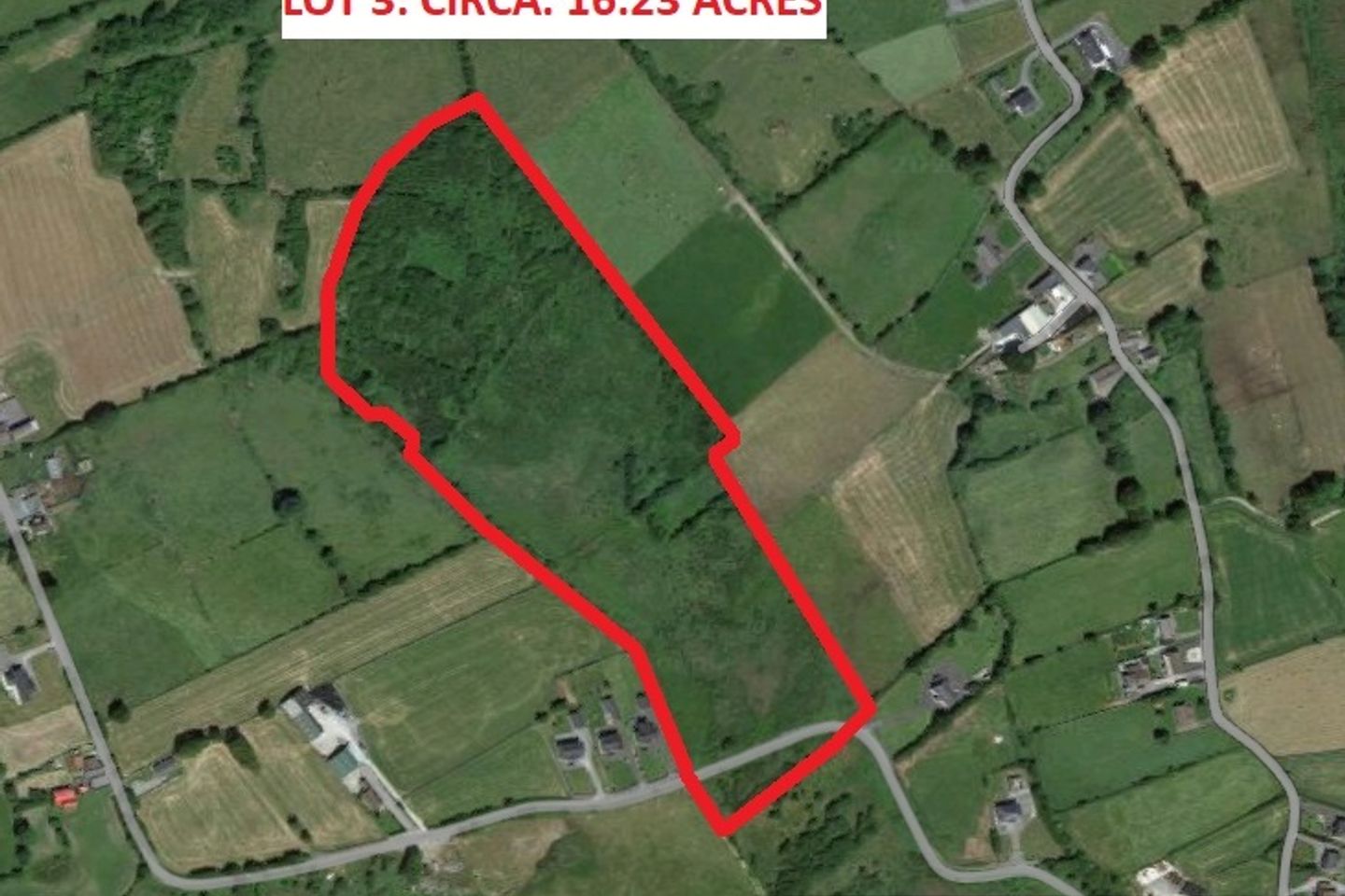 Lot 3 - circa 16.23 acres at Mace, Corrandulla, Co. Galway