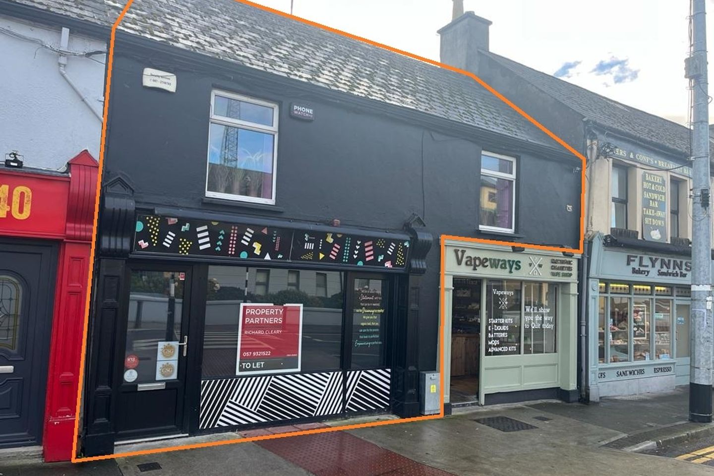 Commercial property for rent in Kilbride Street, Tullamore, Co. Offaly