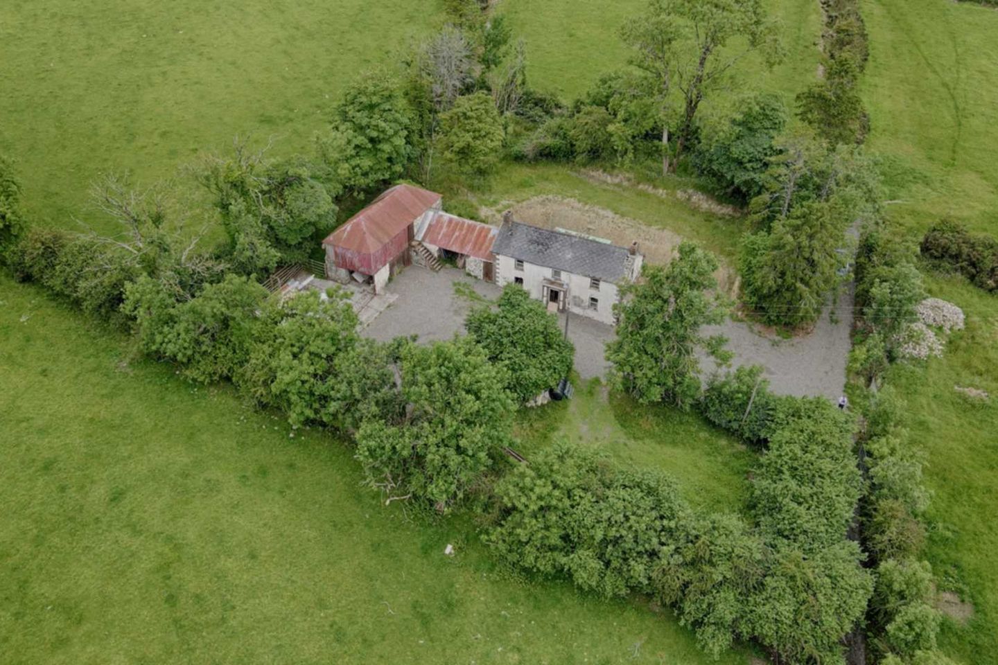 Derelict House on c.14 Acres at Lisagoan, Kingscourt, Co. Cavan, Kingscourt, Co. Cavan, A820000
