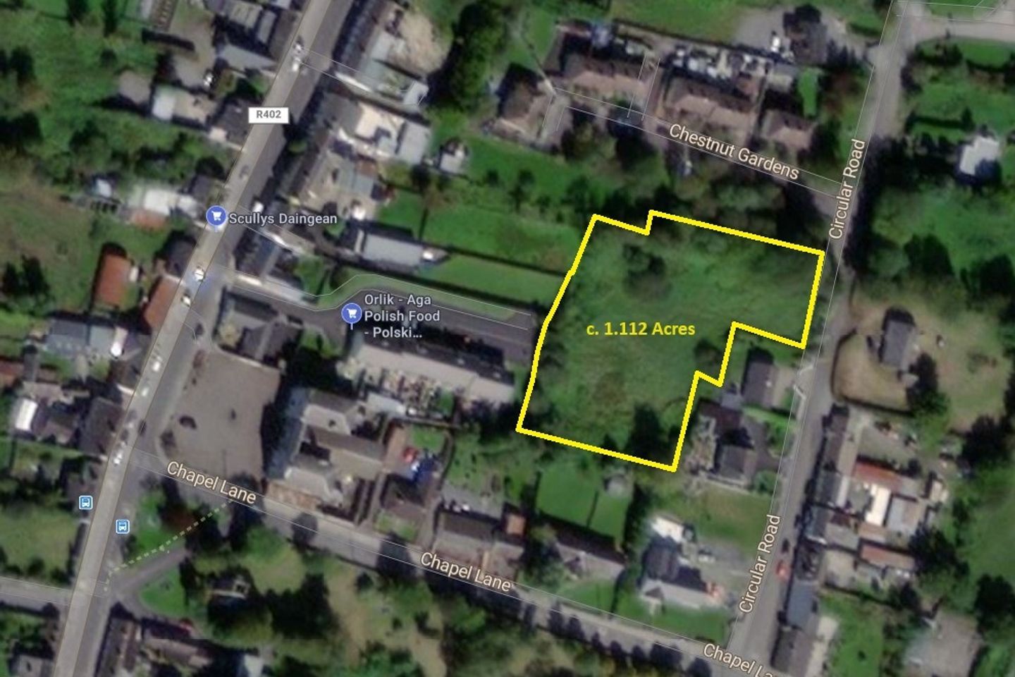 Commercial property for sale in 1.1 Acre Development site (Town Centre Mixed Use) Circular Road