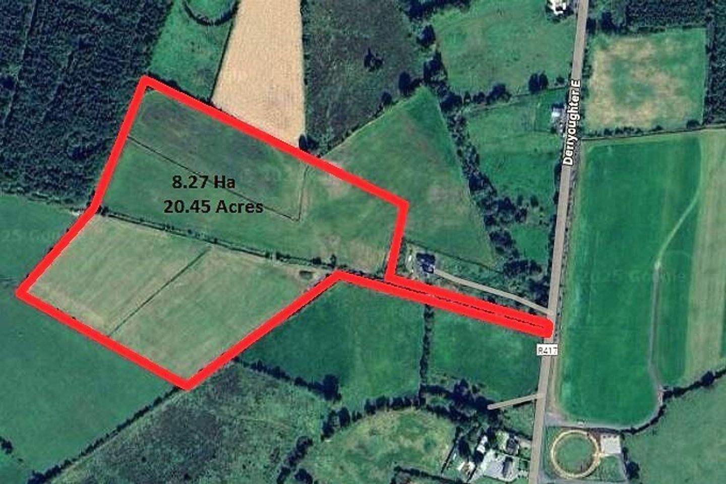 20.45 Acres / 8.276 Hectares At, Derryoughter East, Kildangan, Co. Kildare