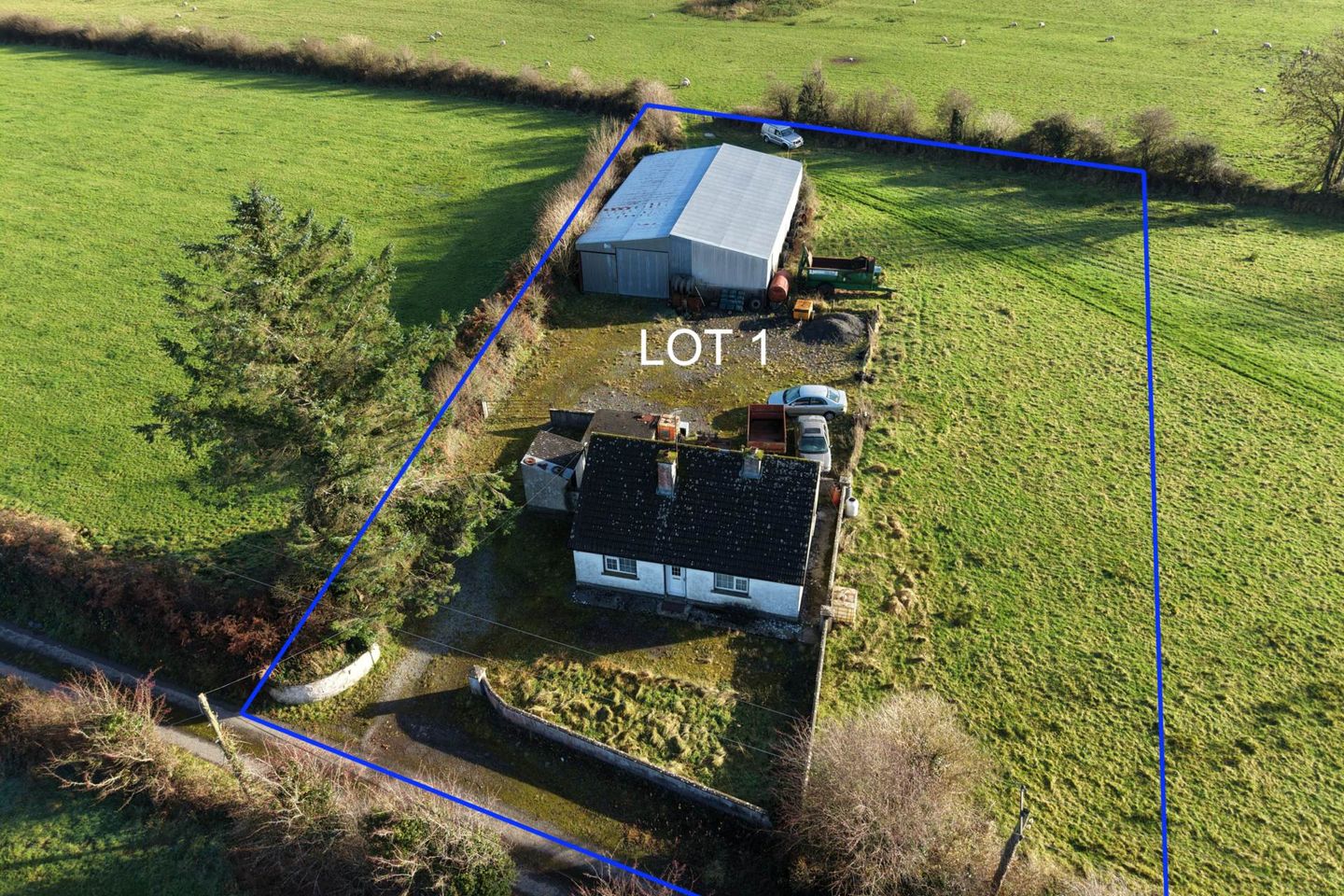Lot 1 - Residence and workshop/garage on c. 0.70 Acres, Cloonlaughnan, Mount Talbot, Co. Roscommon, Mount Talbot, Co. Roscommon, F42C665