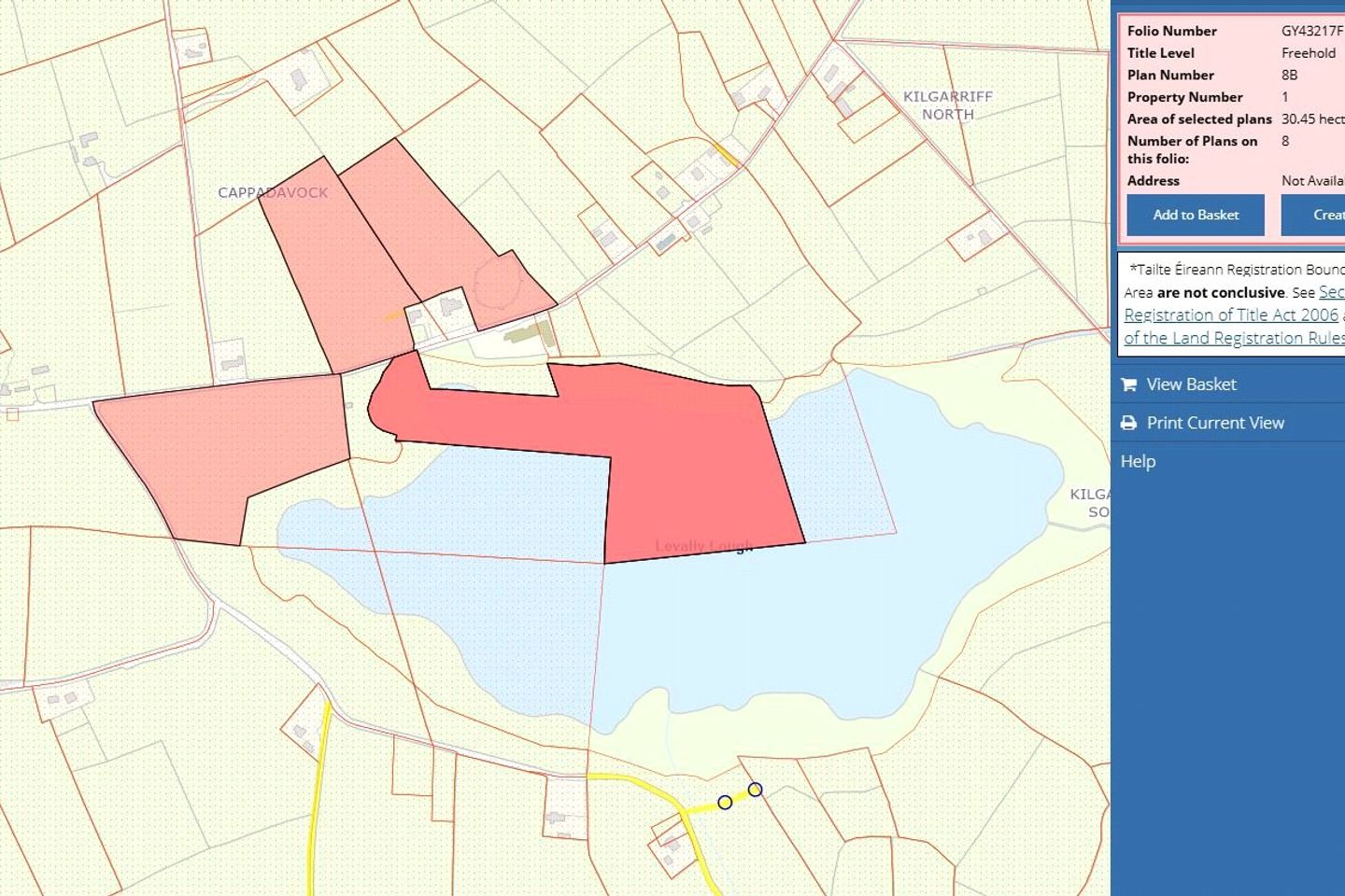 Lands At Cappadavock, Lavally, Tuam, Co. Galway