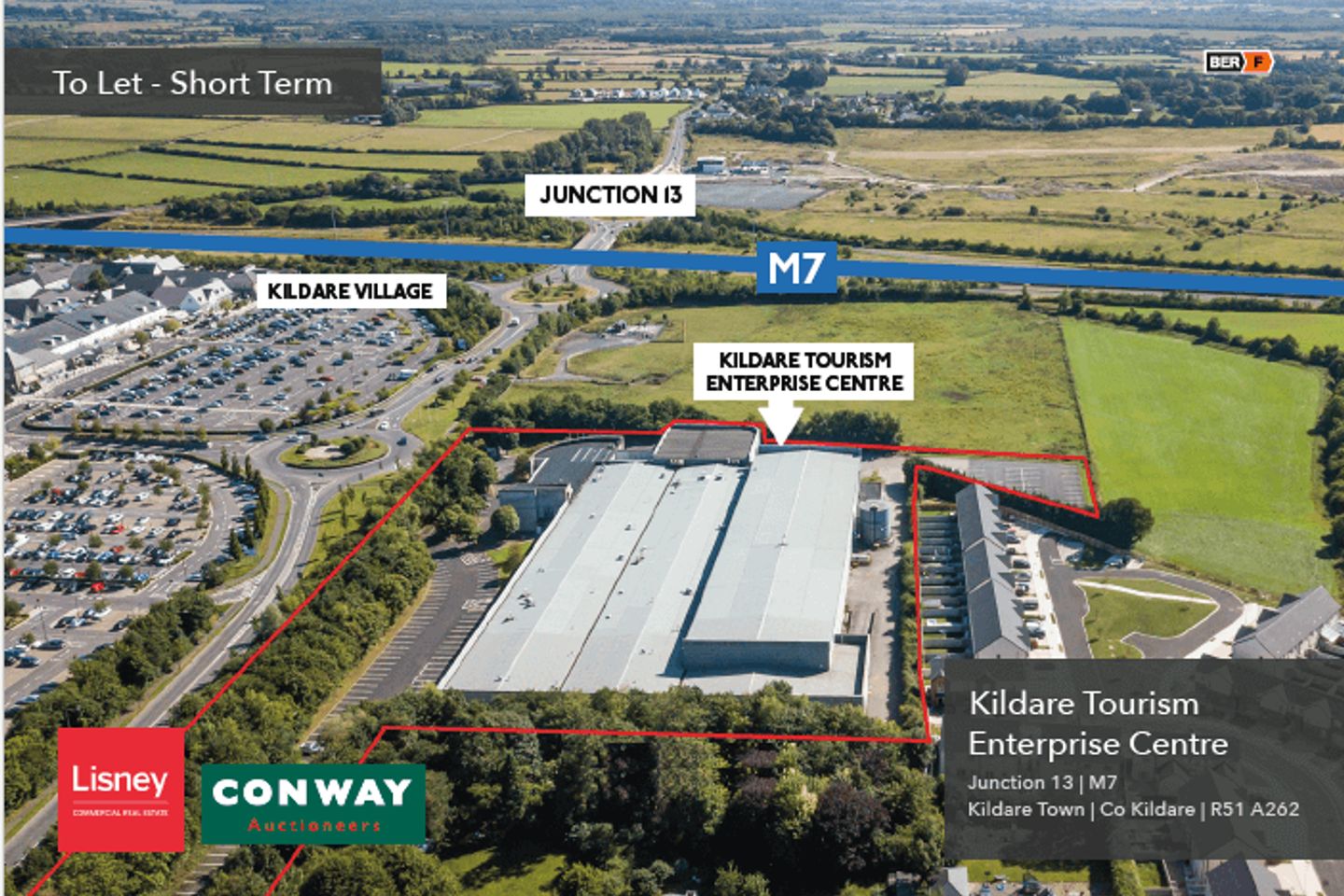 Commercial property for rent in Kildare Tourism Enterprise Centre Junction 13 M7 Kildare Town