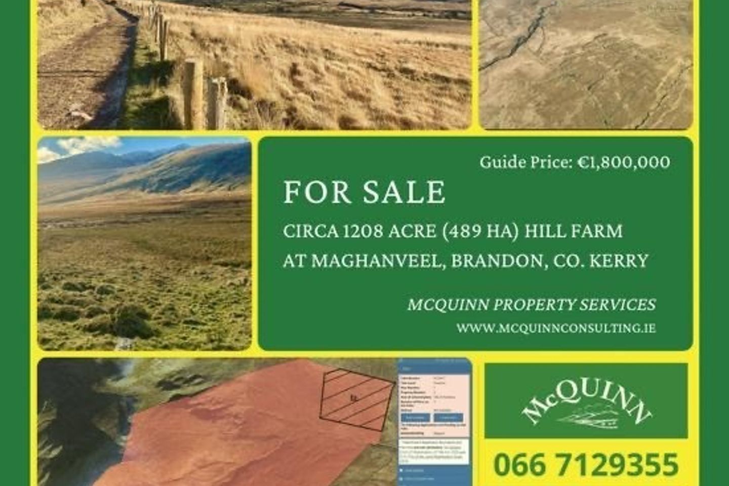 Commercial property for sale in Maghanveel, Brandon, Co. Kerry