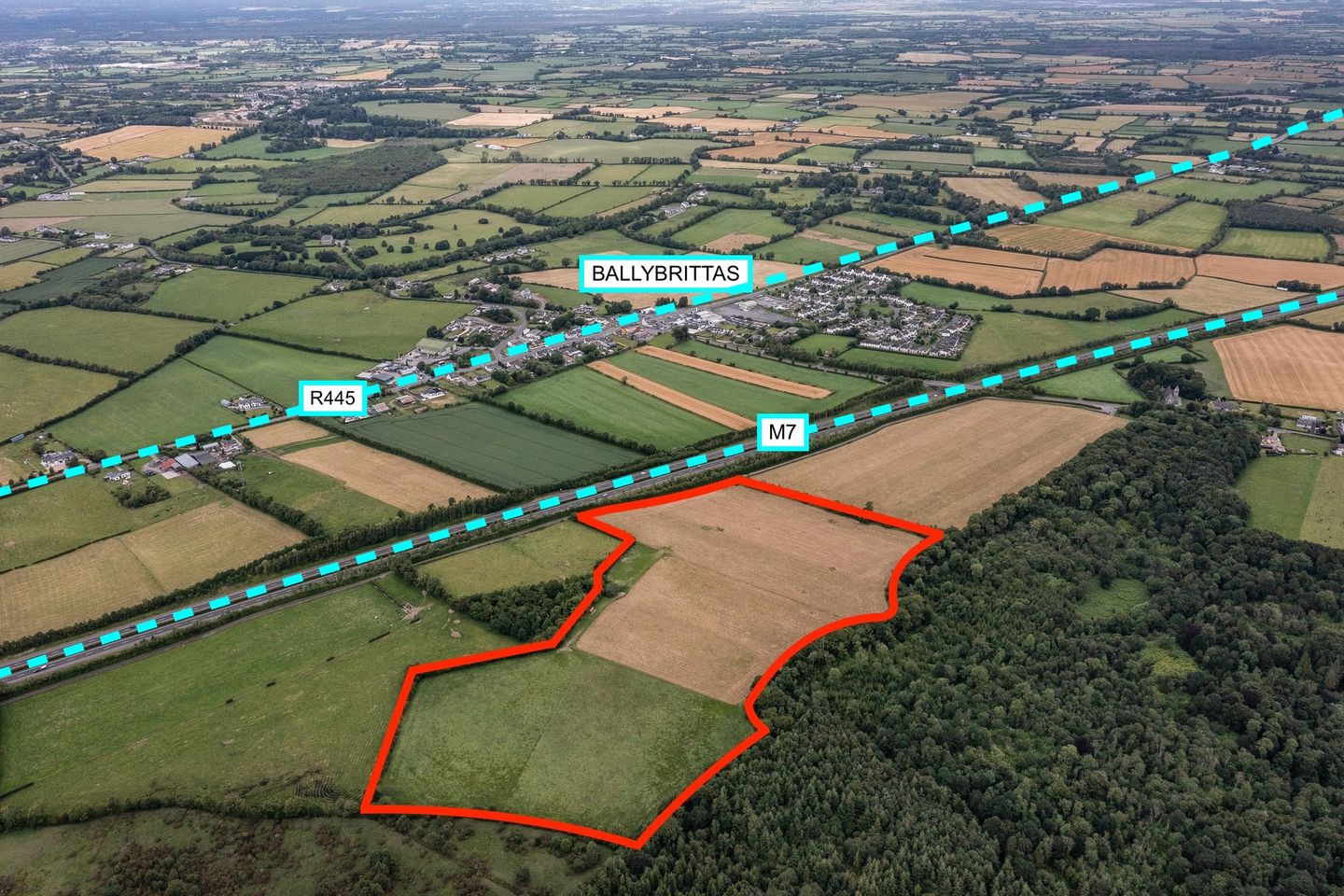 c. 25 Ac / 10.11 Ha Ballyshanduff, Ballybrittas, Co. Laois