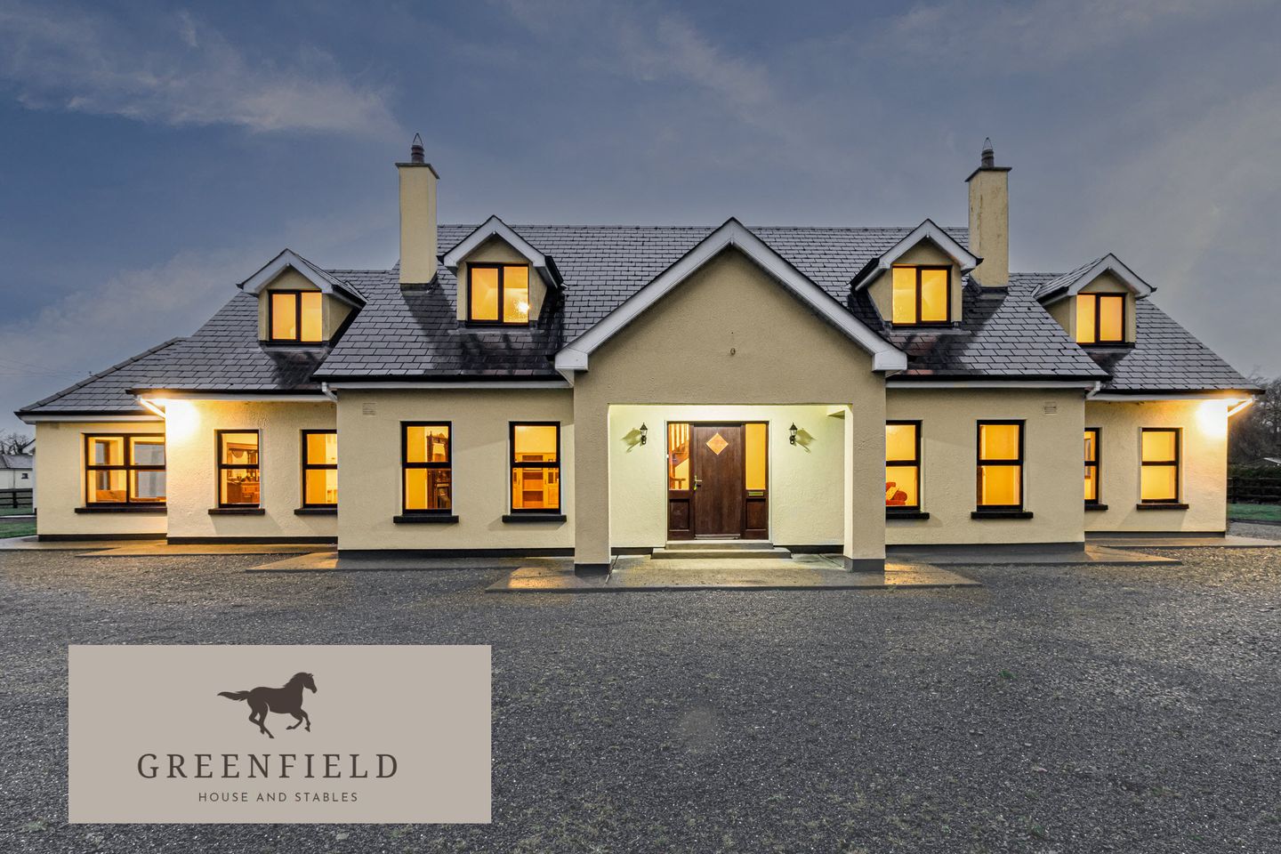 Greenfield House & Stables, Newbridge, Co. Kildare, W12HE64 is for sale