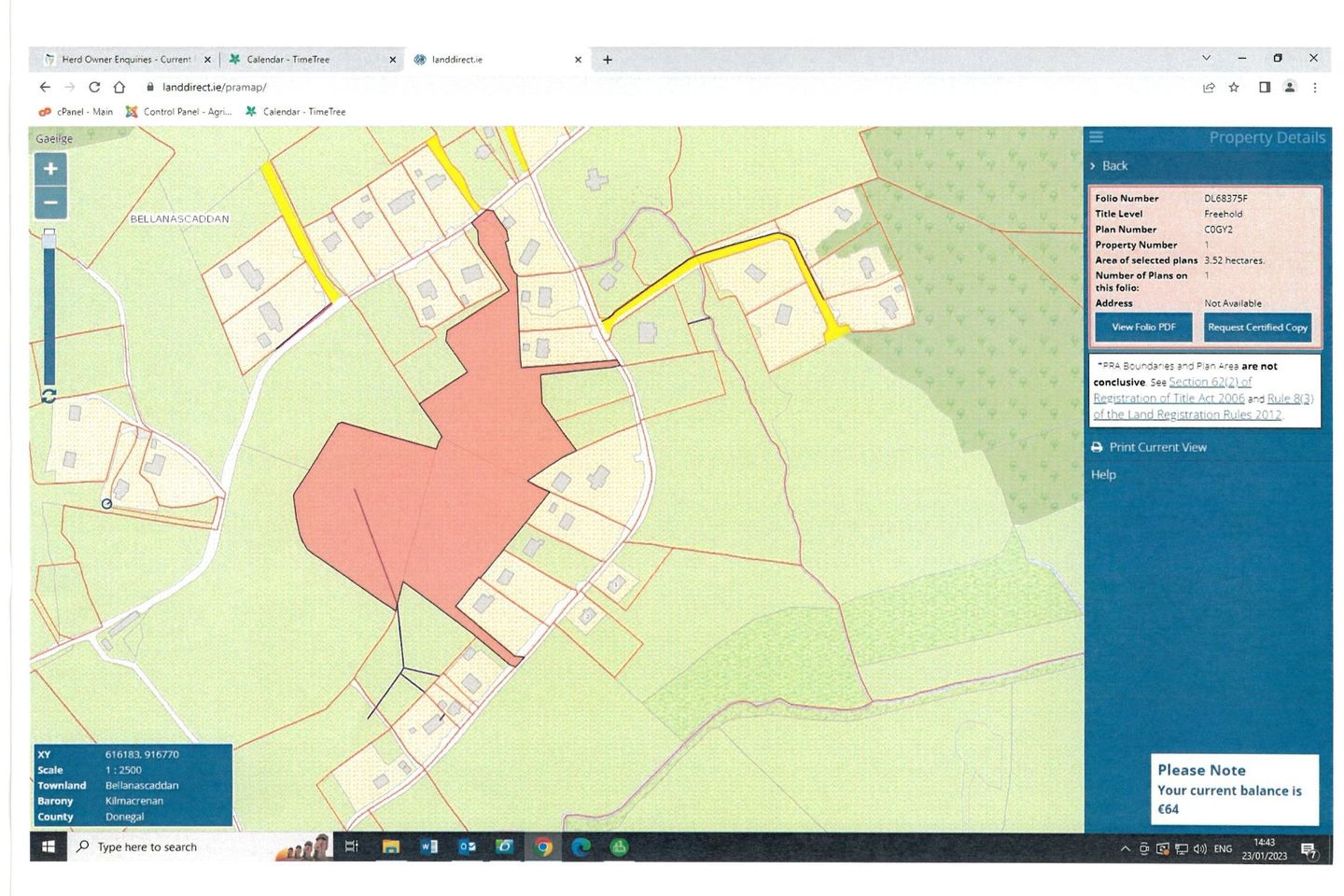 Commercial property for sale in Bellanascaddan, Kilmacrenan, Co. Donegal