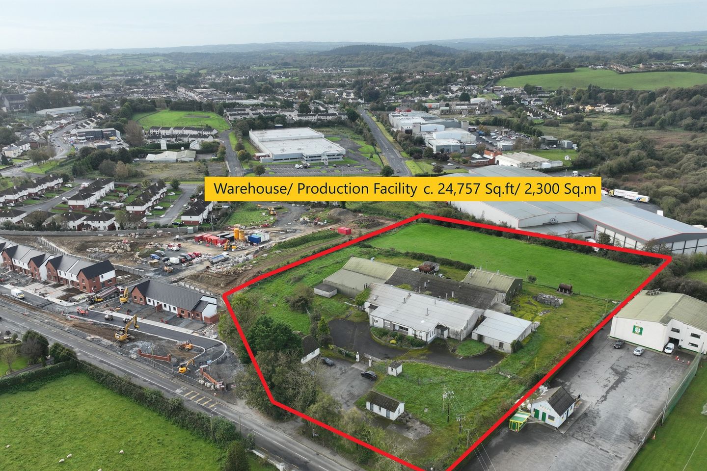 Commercial property for sale in Site c. 4.2 Acres, Ballybay Road
