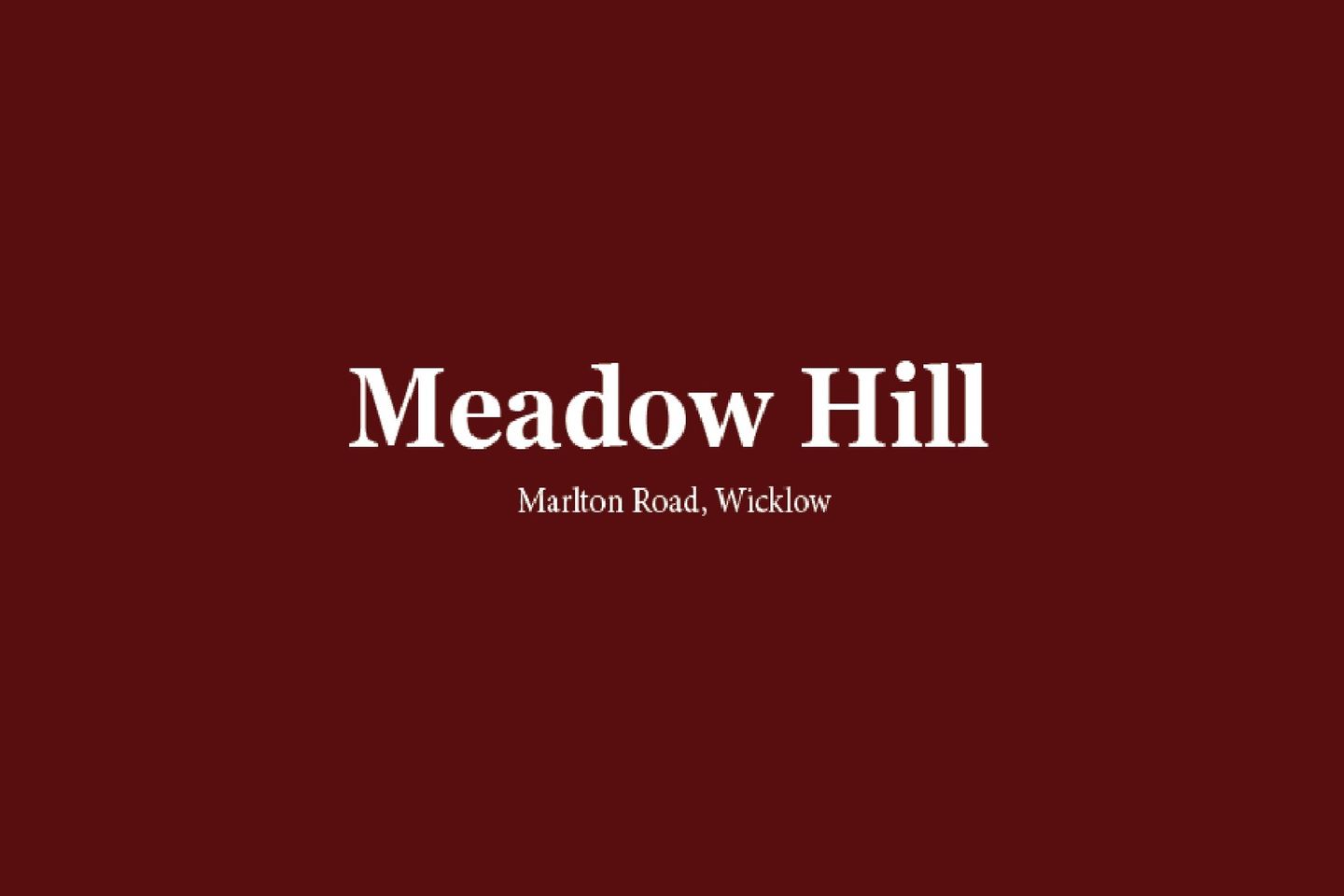Meadow Hill, Meadow Hill, Wicklow Town, Co. Wicklow is for sale on Daft.ie